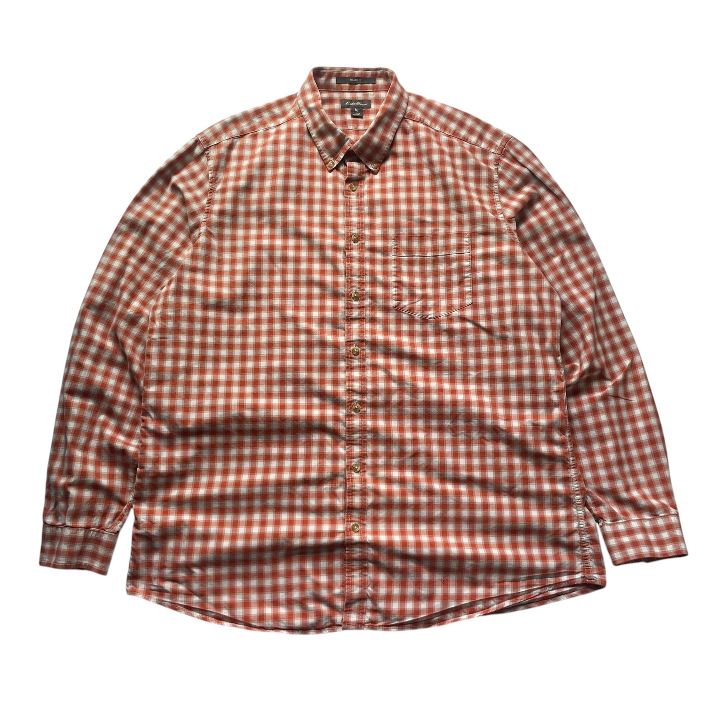 【USED】Eddie Bauer Check BD Shirt