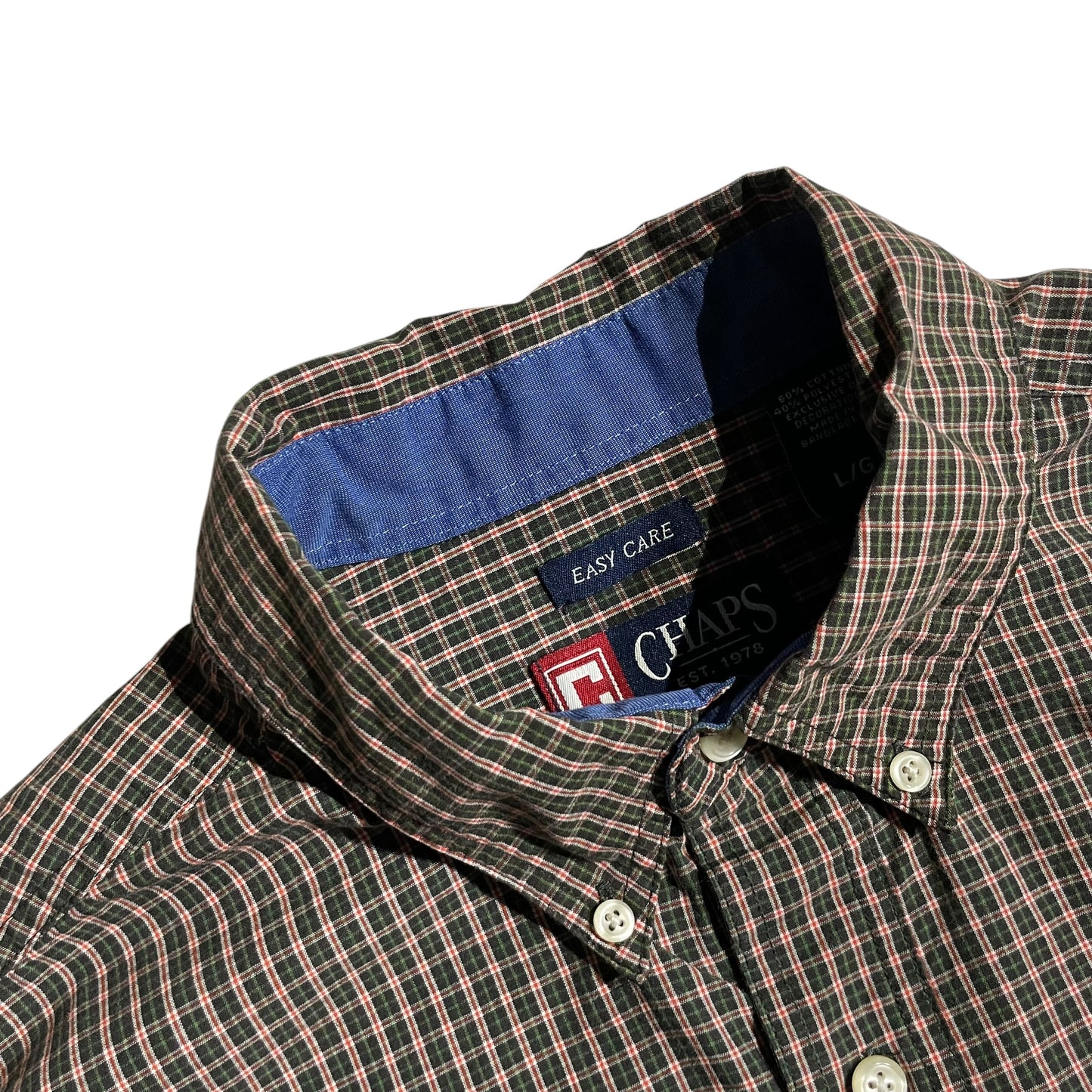 【USED】Chaps L/SL Check BD Shirt