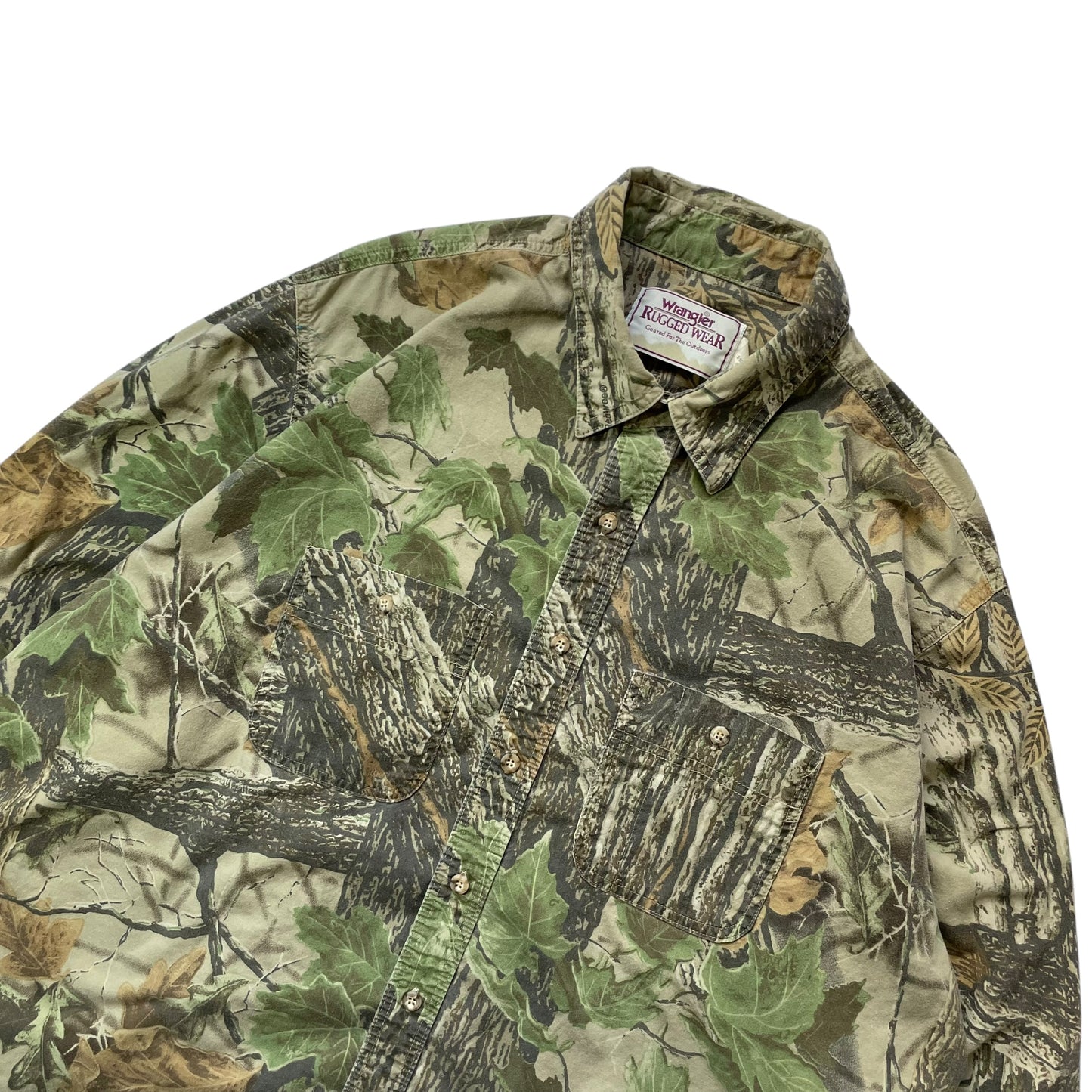 【USED】Wrangler Realtree Camo Shirt
