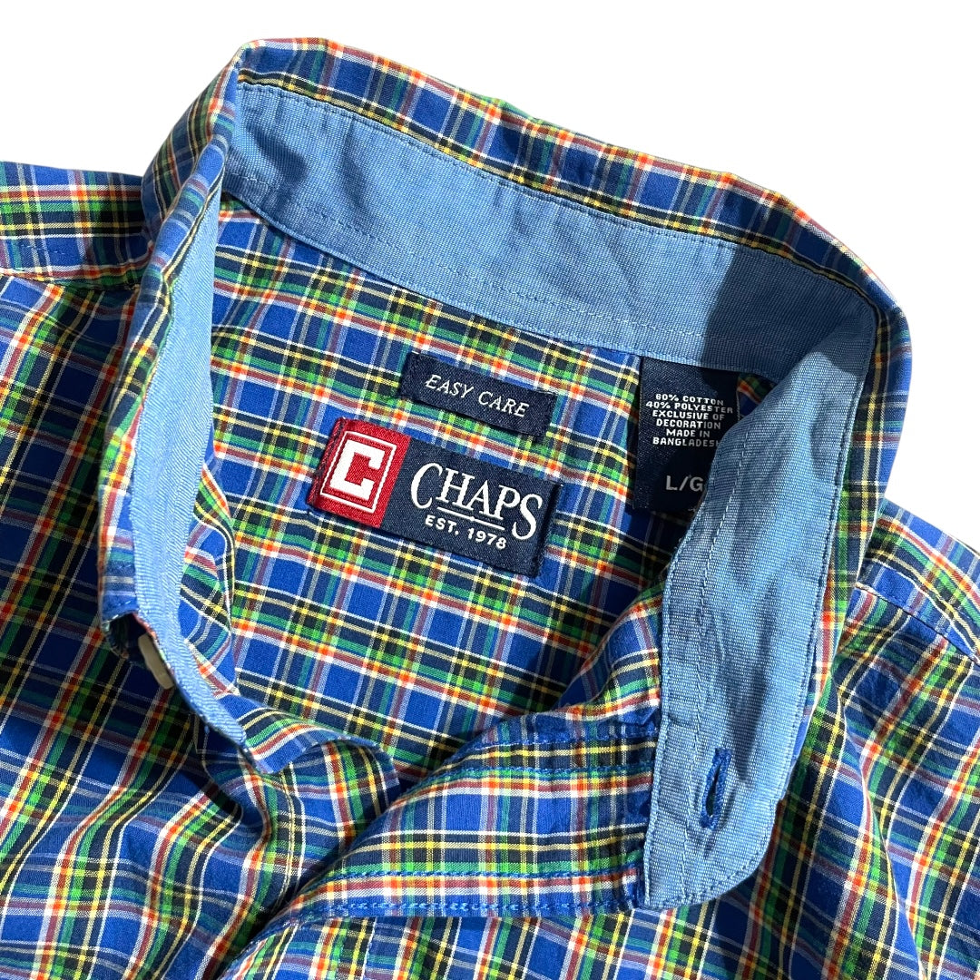 【USED】Chaps L/SL Check BD Shirt