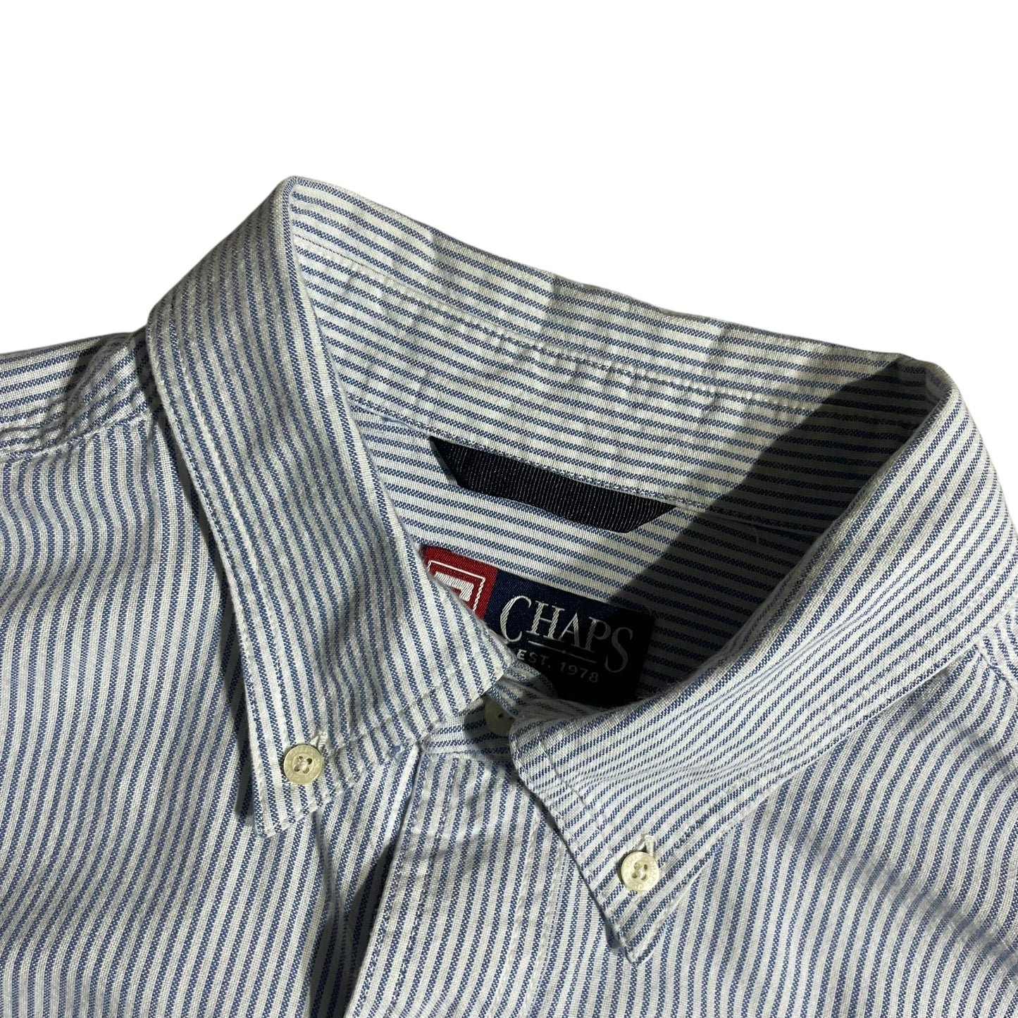 【USED】Chaps L/SL Stripe BD Shirt
