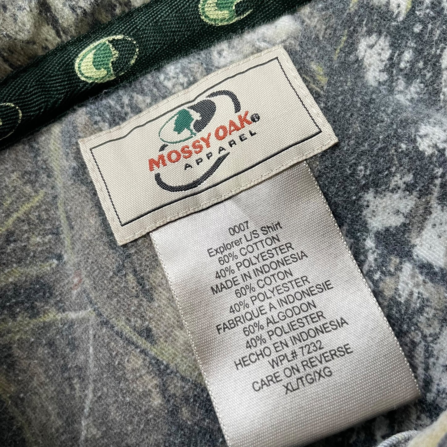 【USED】MOSSY OAK Realtree Camo Shirt