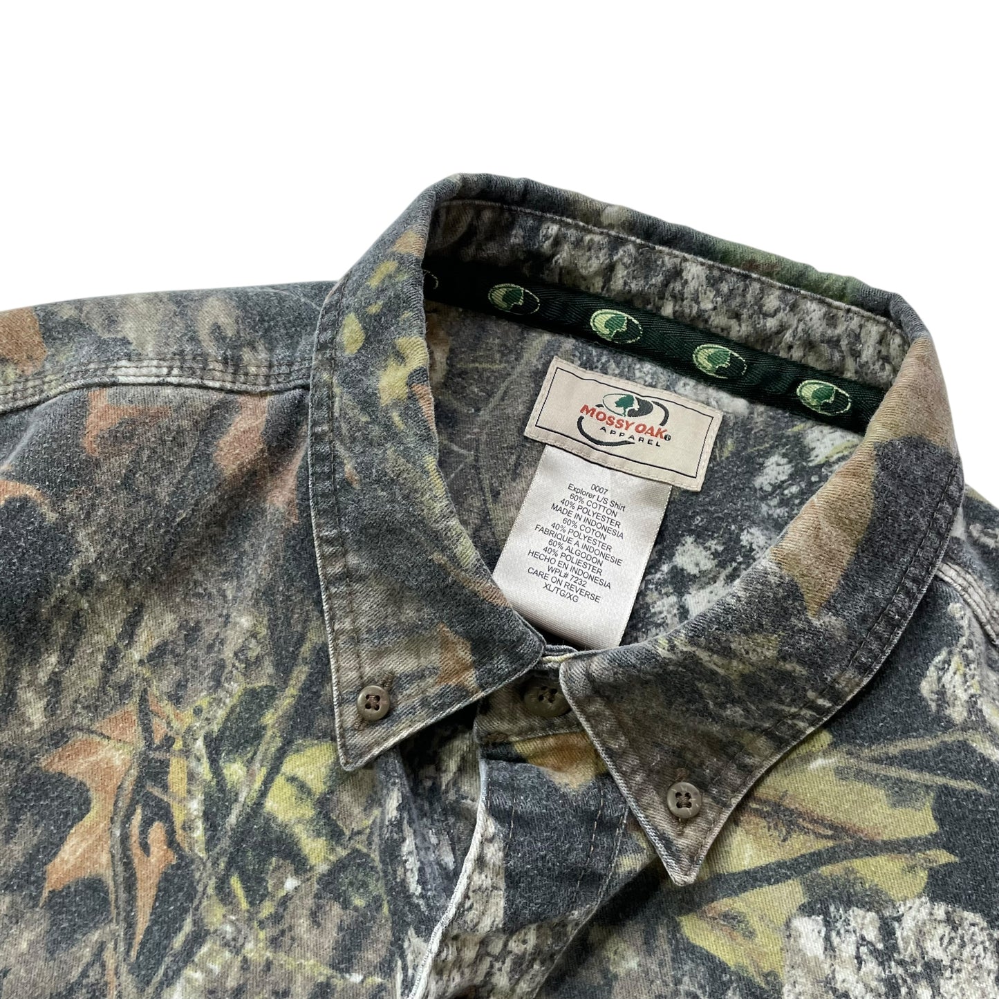 【USED】MOSSY OAK Realtree Camo Shirt