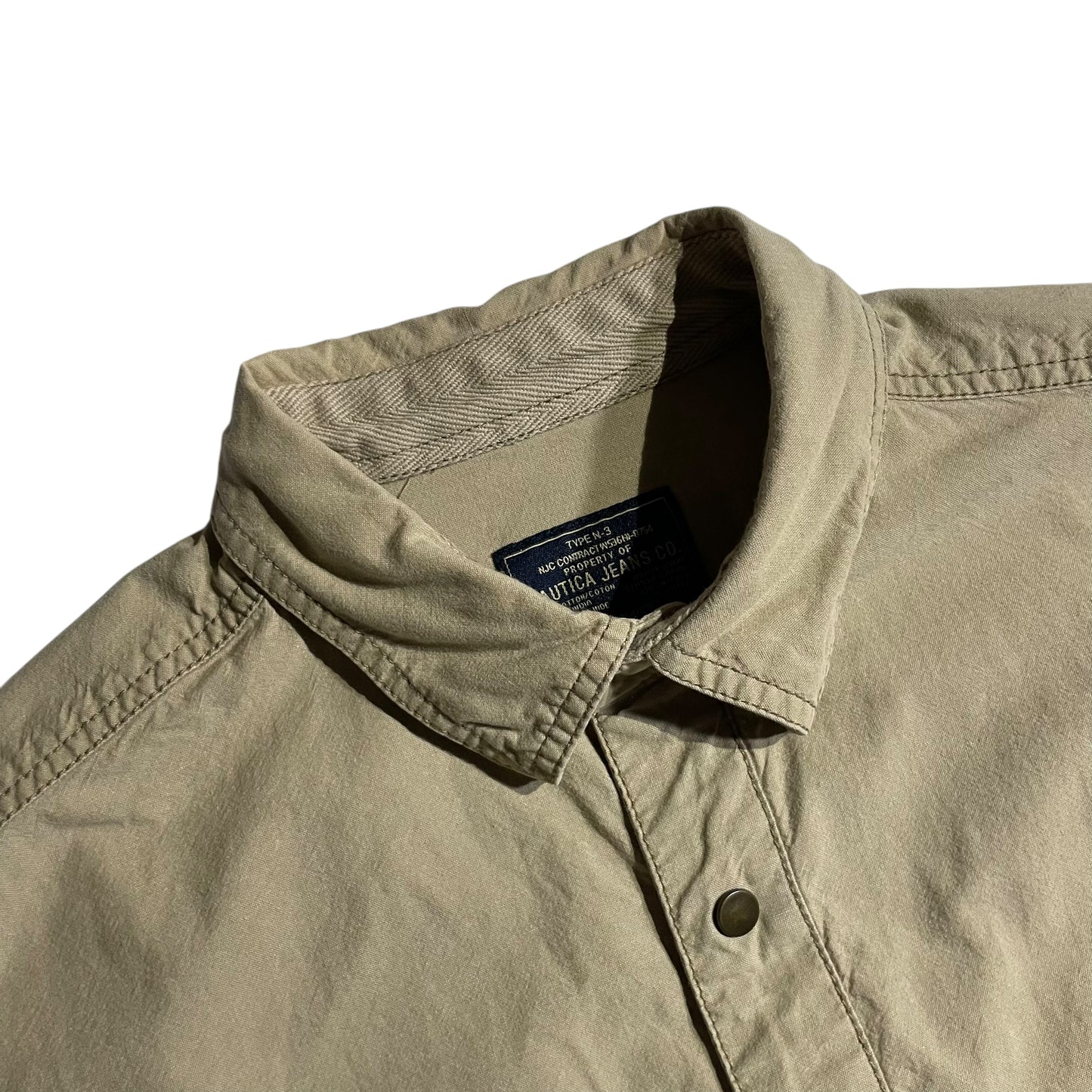 【USED】Nautica Jeans L/SL Cotton Shirt