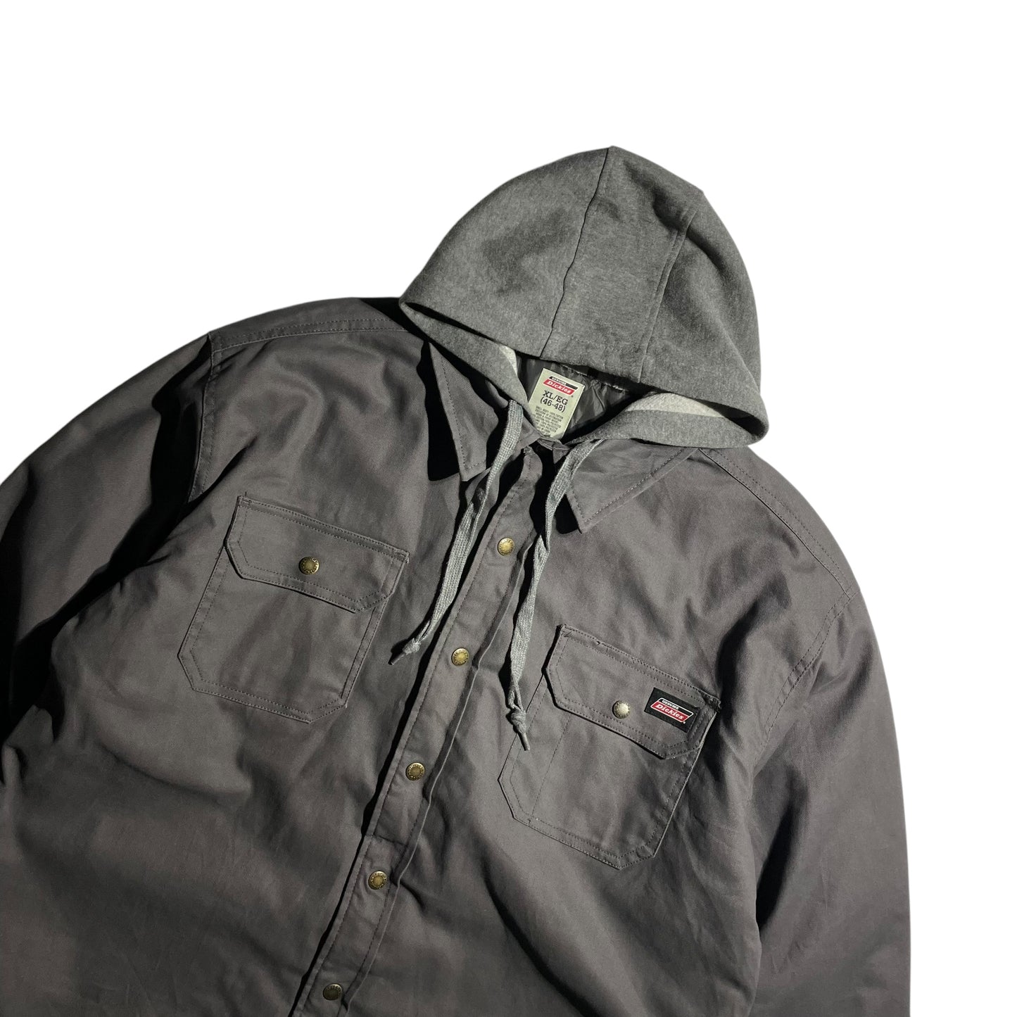 【USED】Dickies Hooded Shirt Jacket