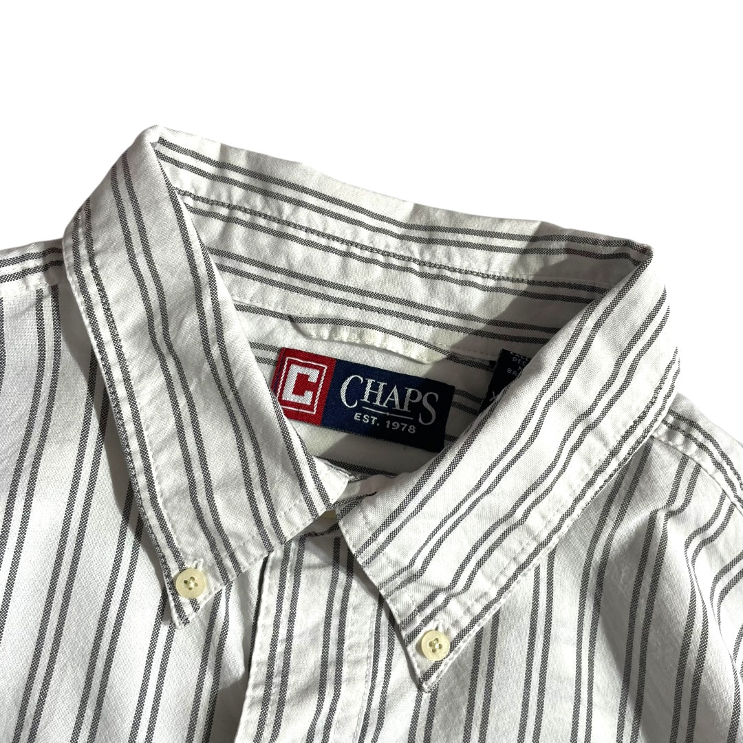 【USED】Chaps L/SL Stripe BD Shirt