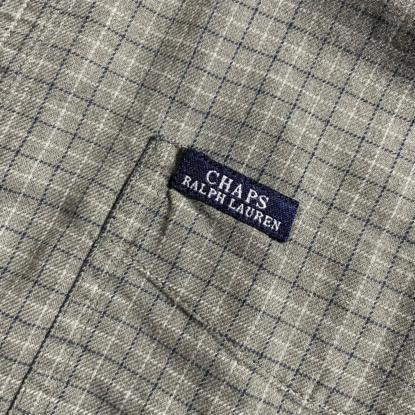 【USED】Chaps L/SL Check BD Shirt
