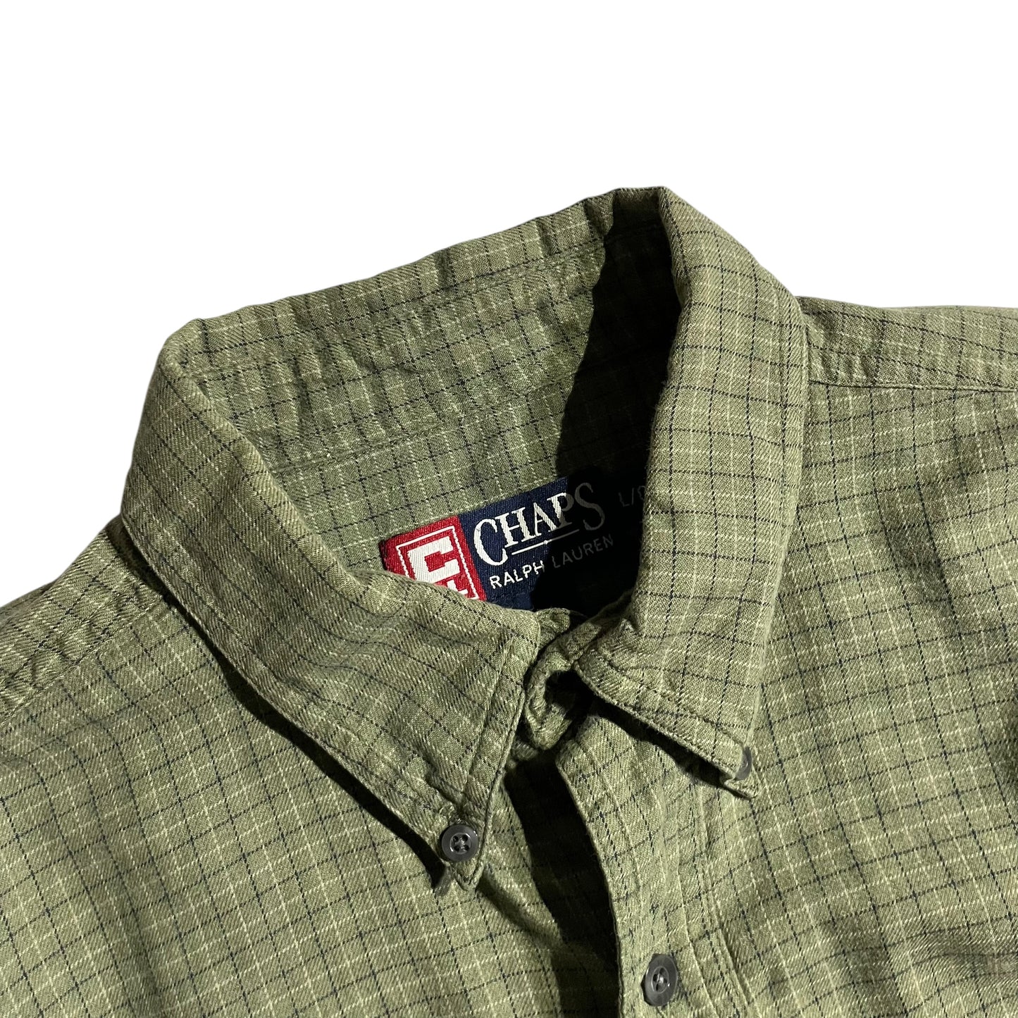 【USED】Chaps L/SL Check BD Shirt