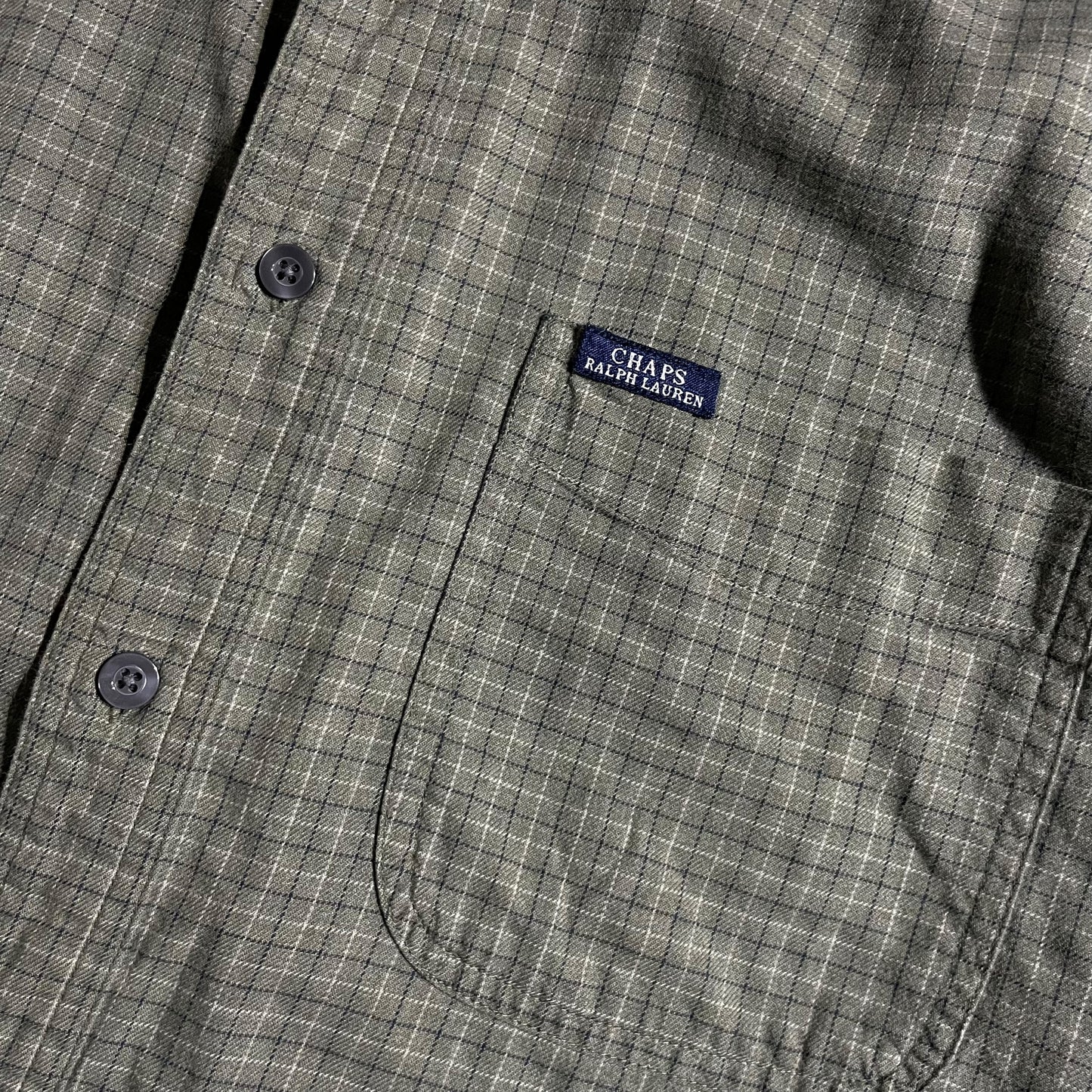 【USED】Chaps L/SL Check BD Shirt
