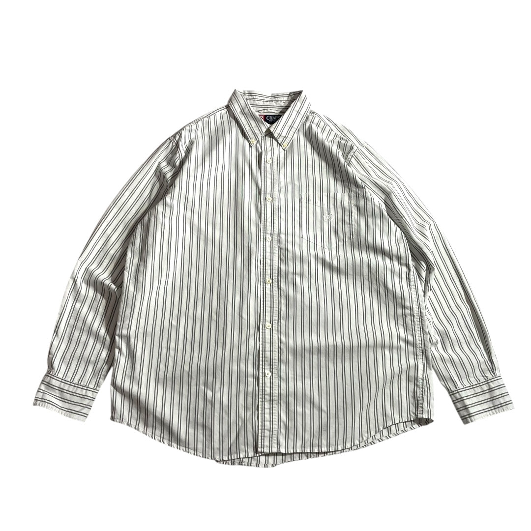 【USED】Chaps L/SL Stripe BD Shirt