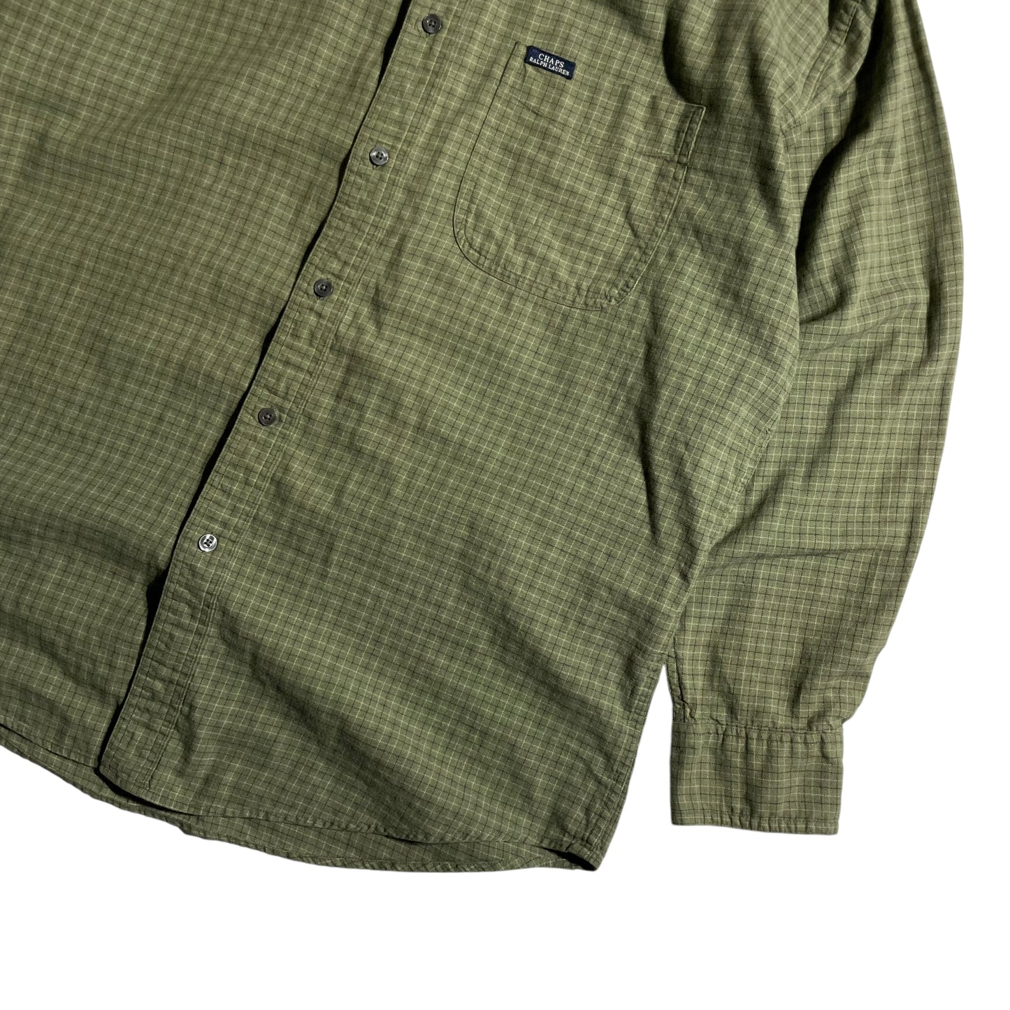 【USED】Chaps L/SL Check BD Shirt
