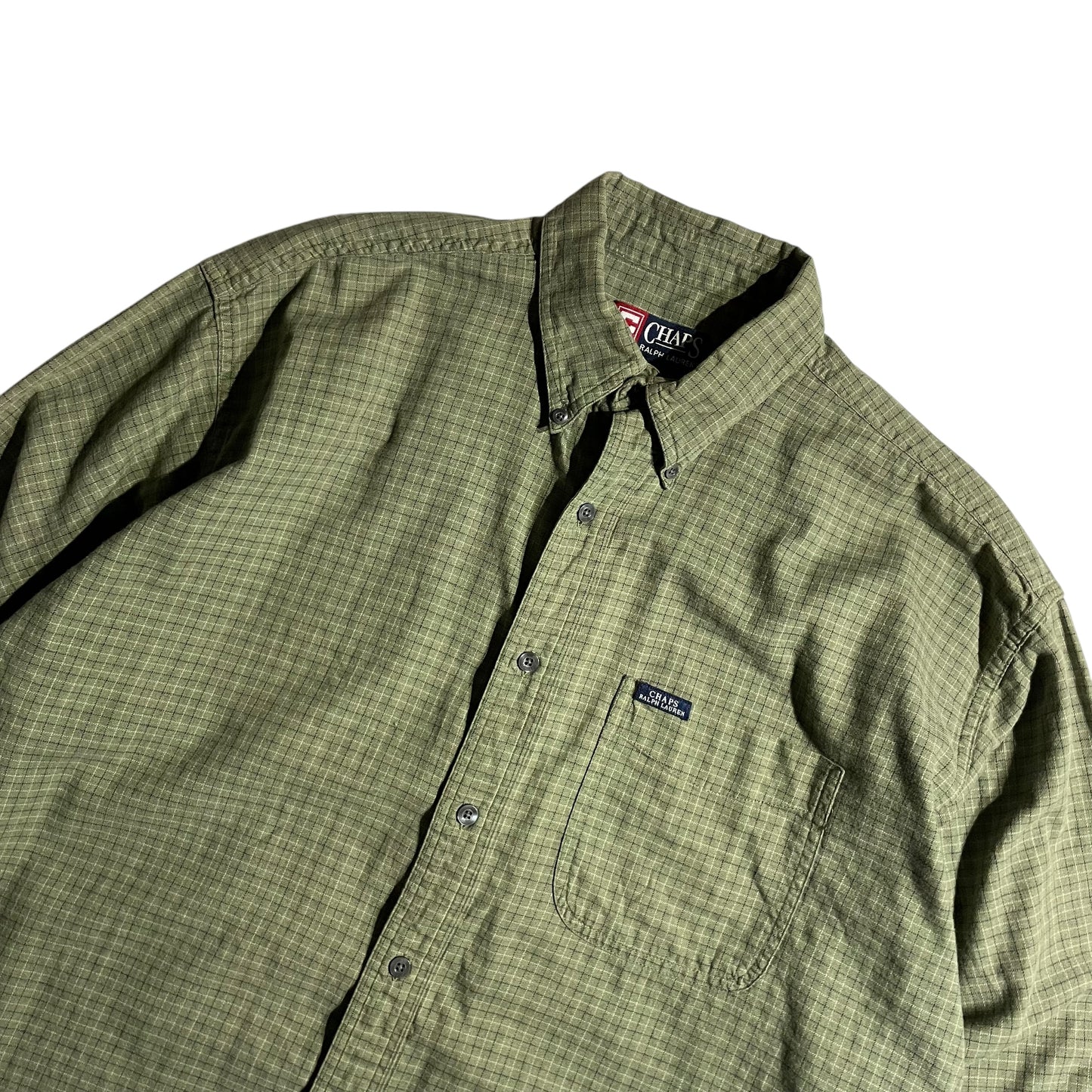 【USED】Chaps L/SL Check BD Shirt