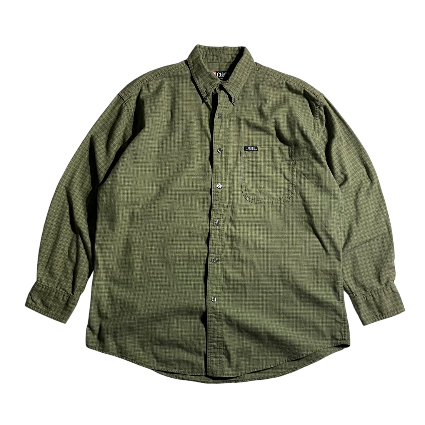 【USED】Chaps L/SL Check BD Shirt