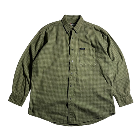 【USED】Chaps L/SL Check BD Shirt