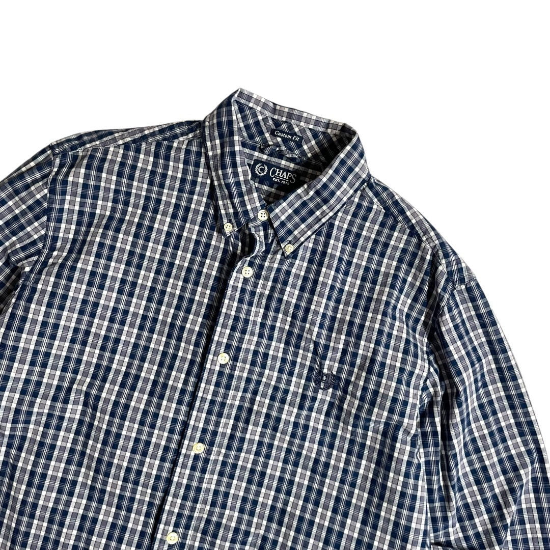 【USED】Chaps L/SL Check BD Shirt