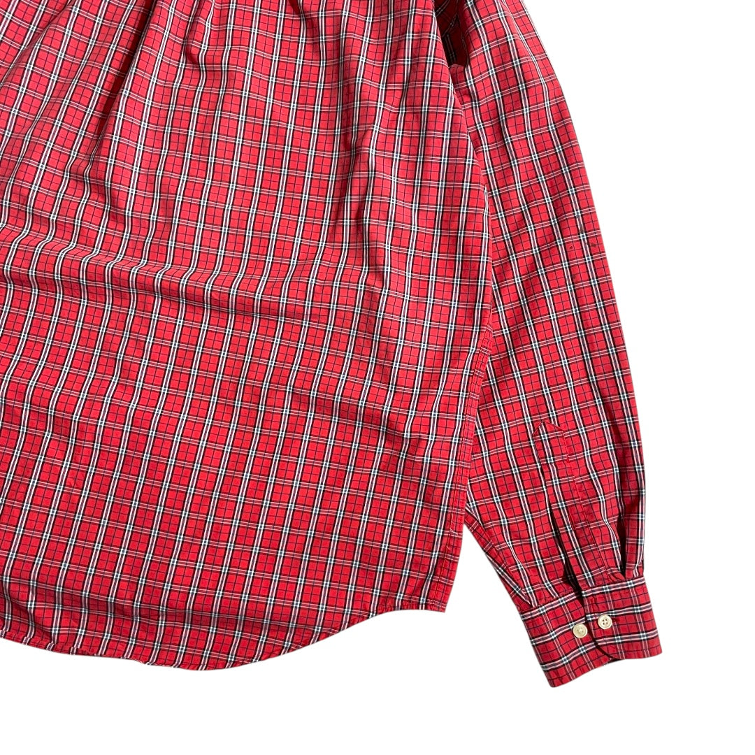 【USED】Gap L/SL Check BD Shirt