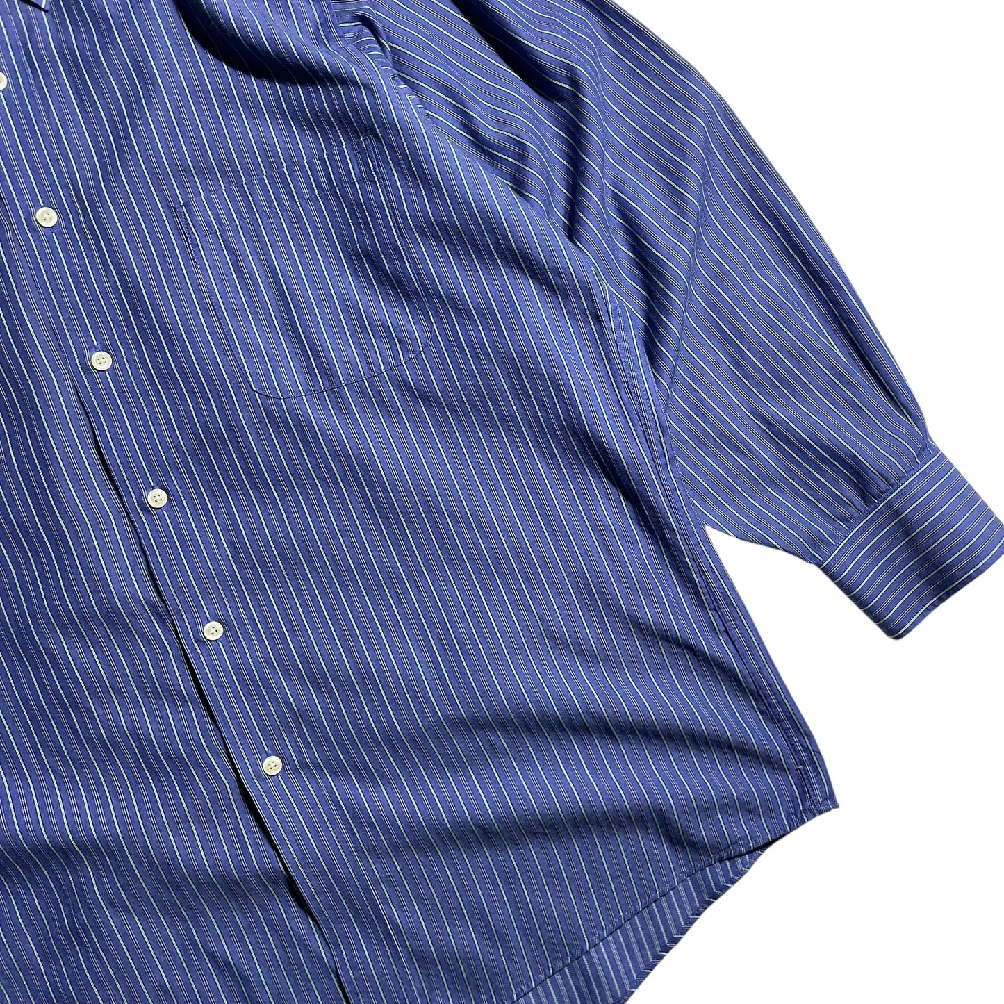 【USED】Chaps L/SL Stiripe BD Shirt