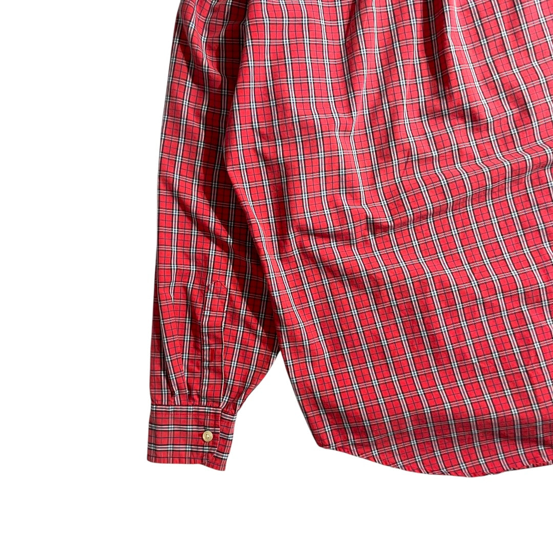 【USED】Gap L/SL Check BD Shirt