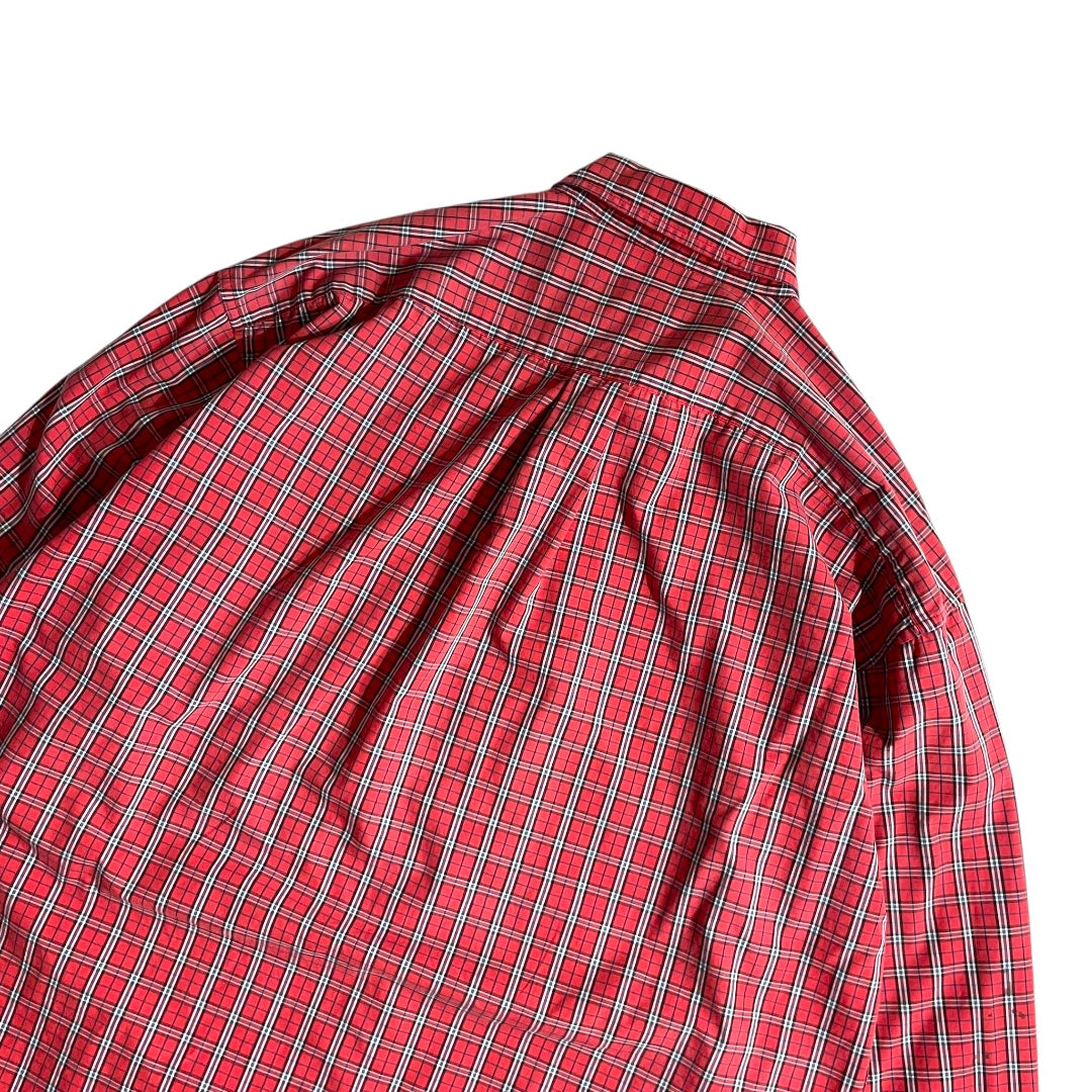 【USED】Gap L/SL Check BD Shirt