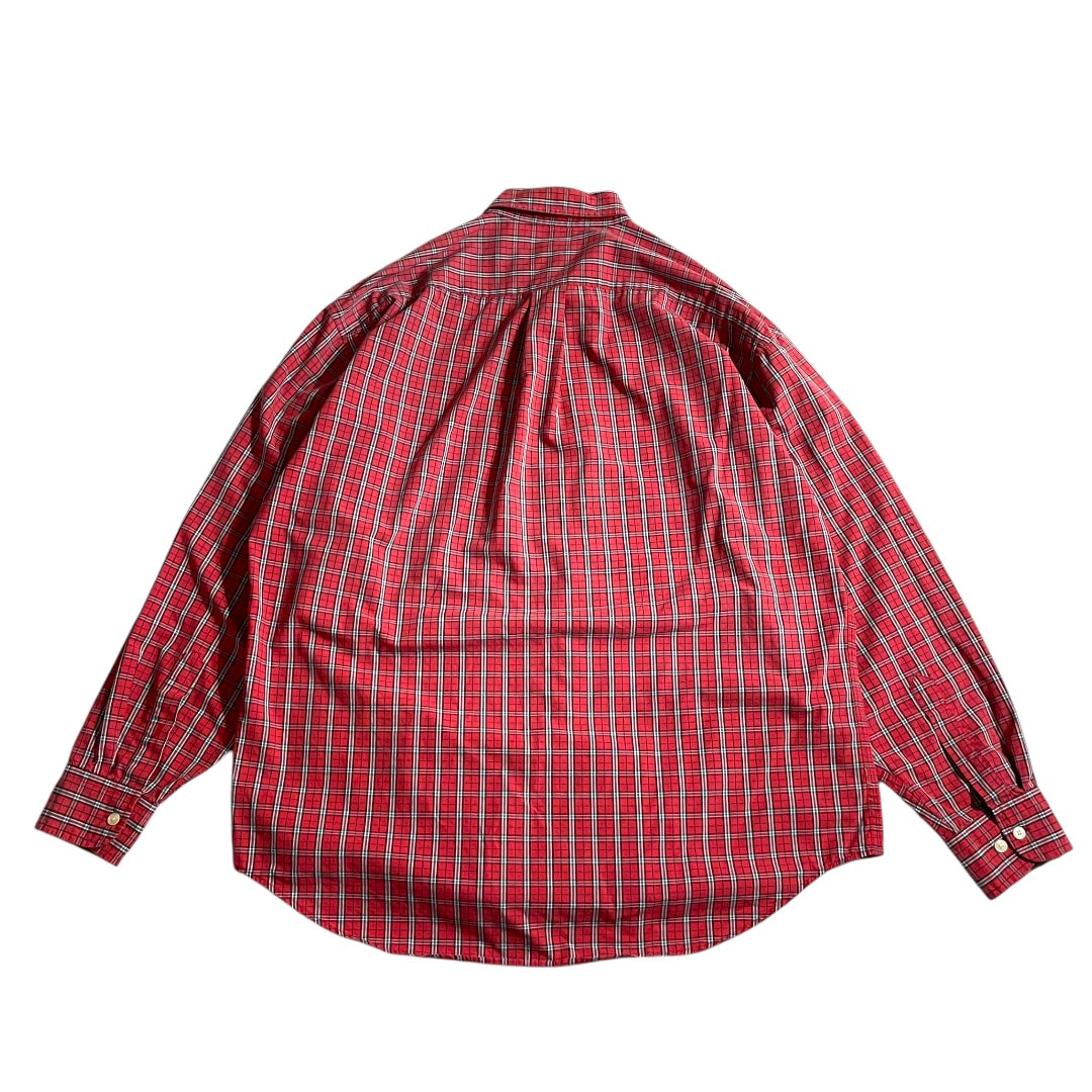 【USED】Gap L/SL Check BD Shirt