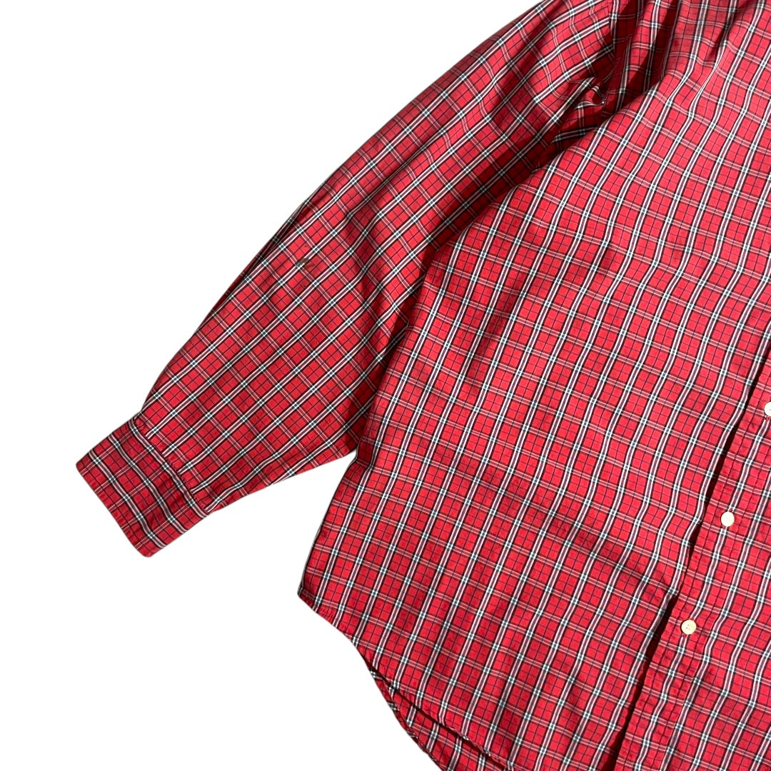 【USED】Gap L/SL Check BD Shirt