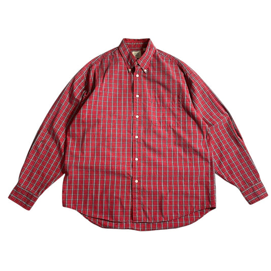 【USED】Gap L/SL Check BD Shirt