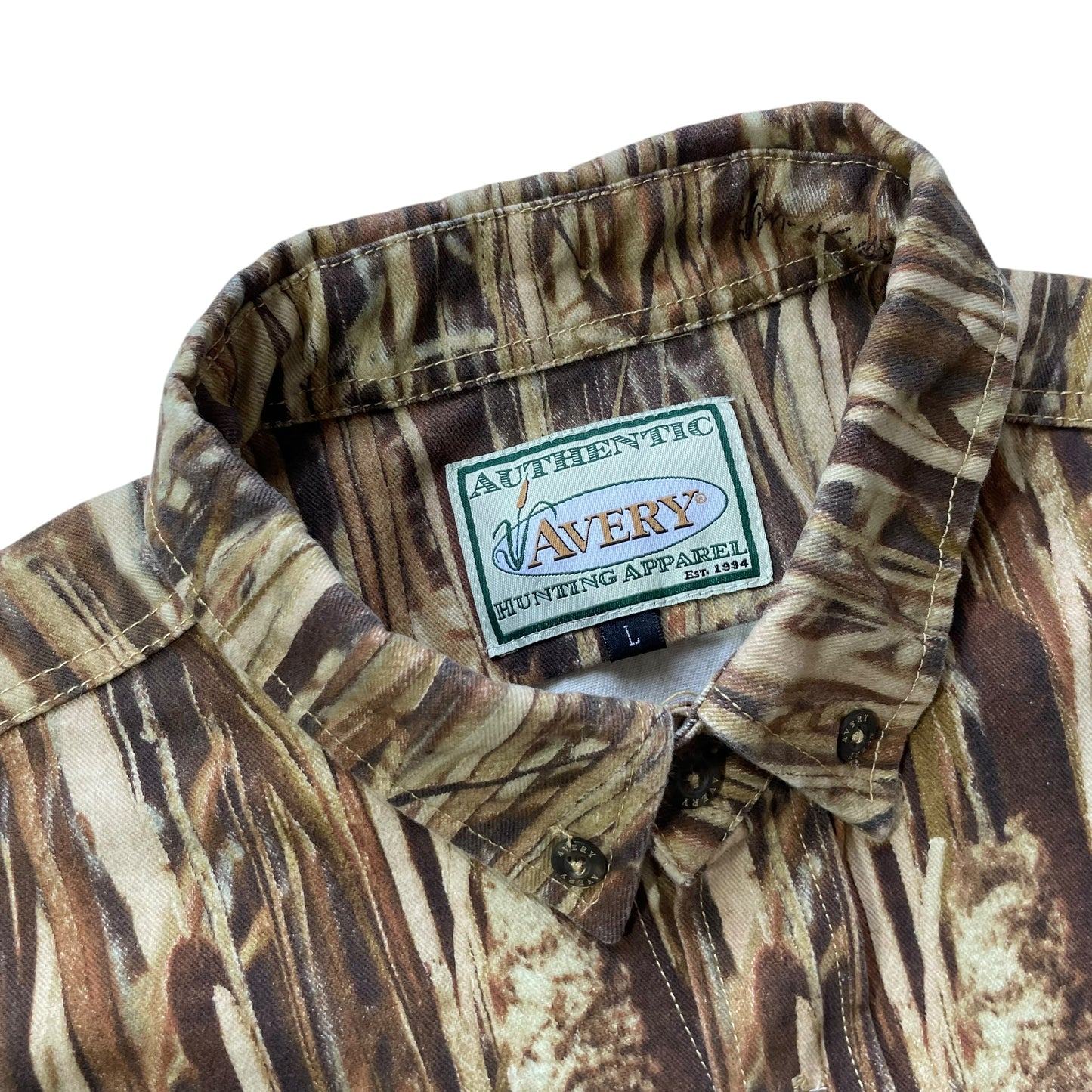 【USED】Avery Grass Camo Shirt