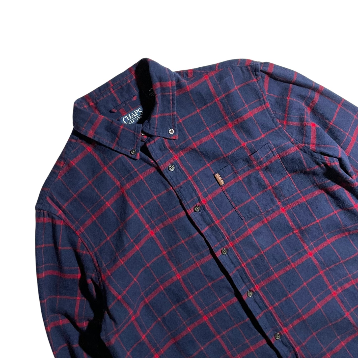 【USED】Chaps L/SL Check BD Shirt