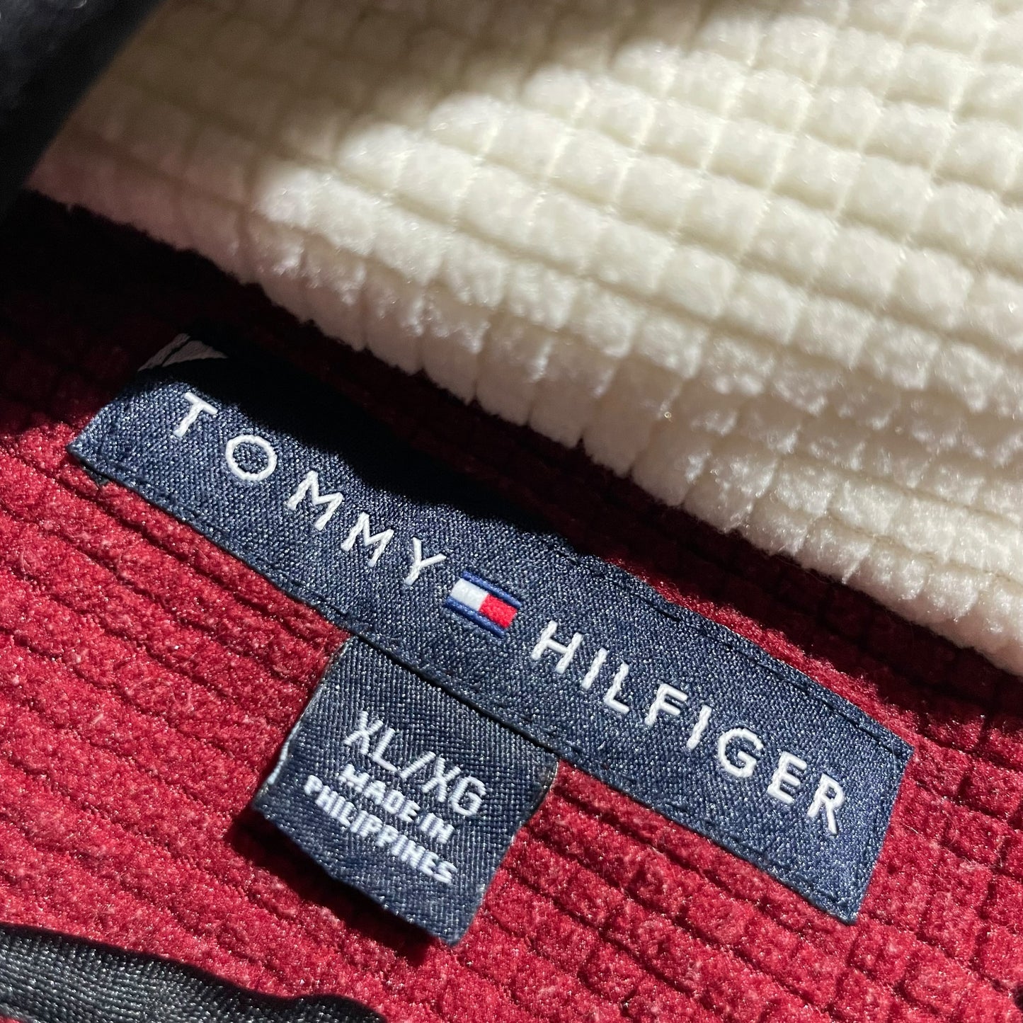 Tommy Hilfiger Half Zip Waffle Pull Over