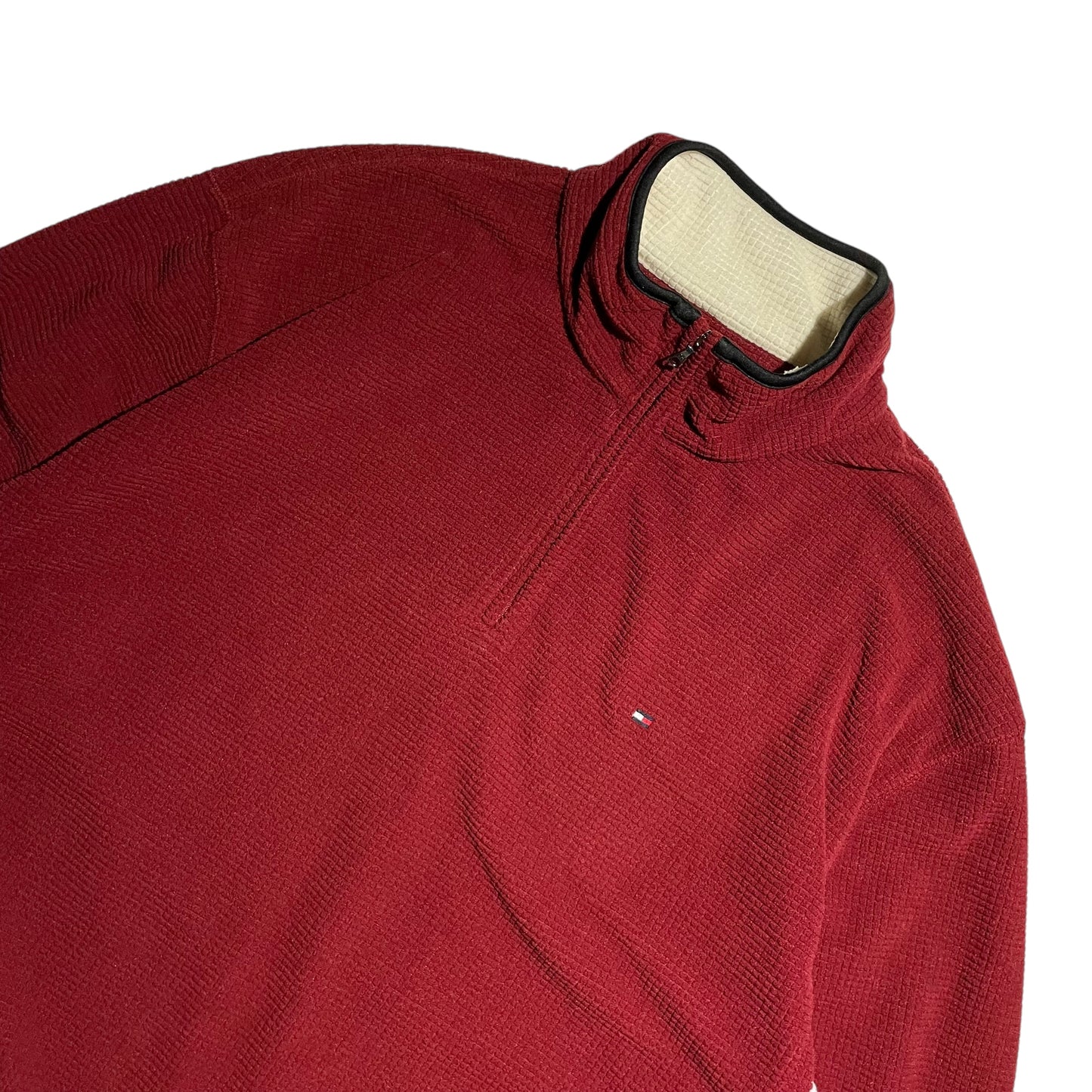 Tommy Hilfiger Half Zip Waffle Pull Over