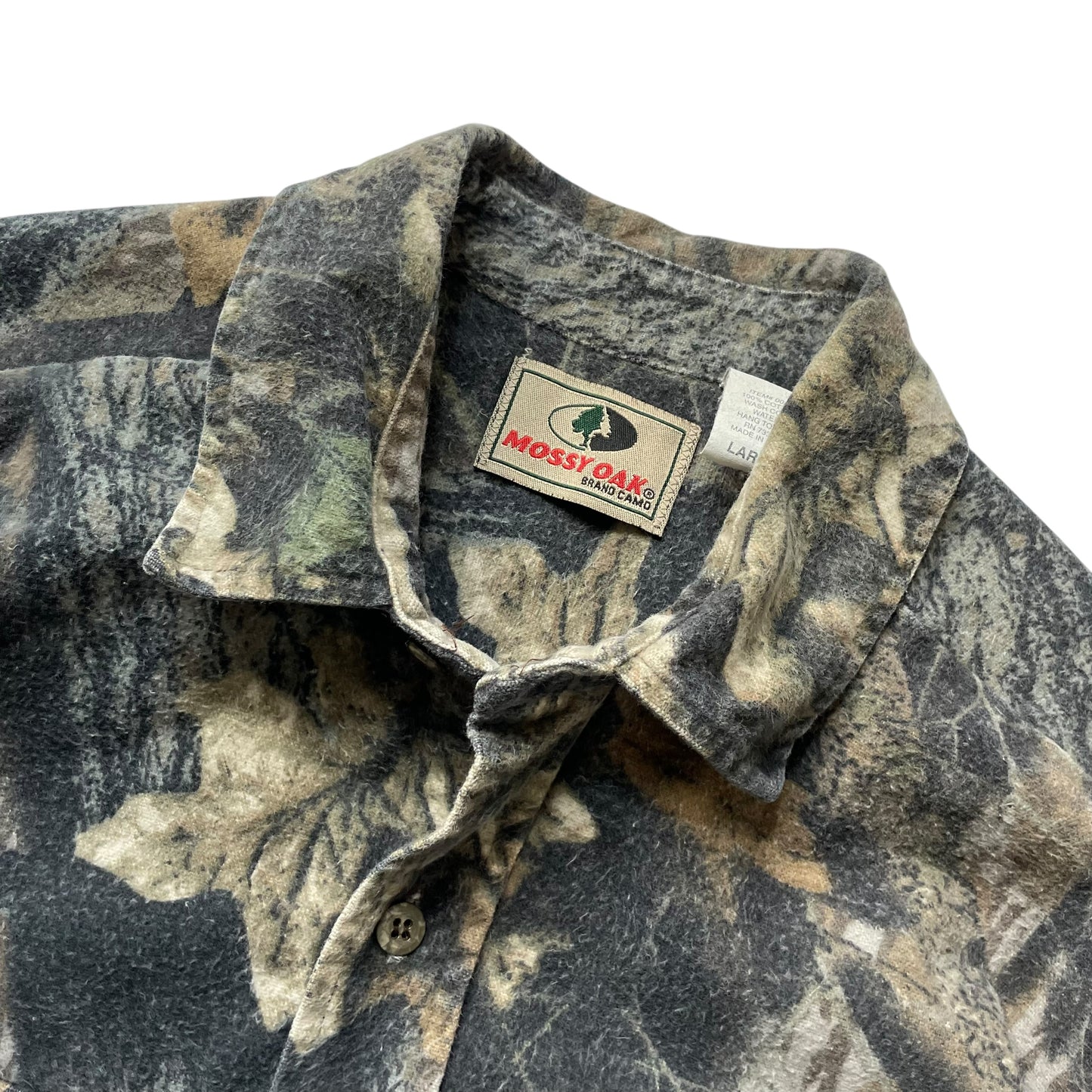 【USED】MOSSYOAK Realtree Camo Shirt "Made in USA"