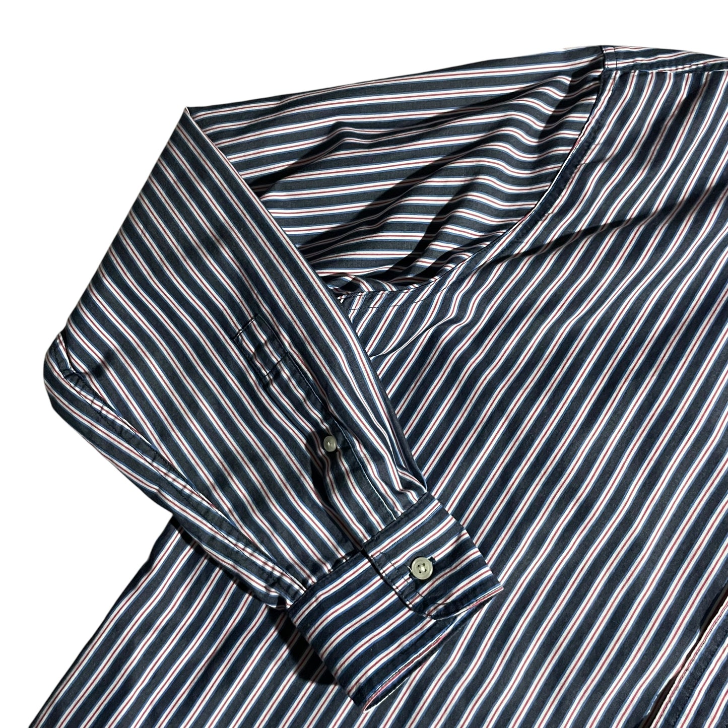 【USED】Chaps L/SL Stiripe BD Shirt