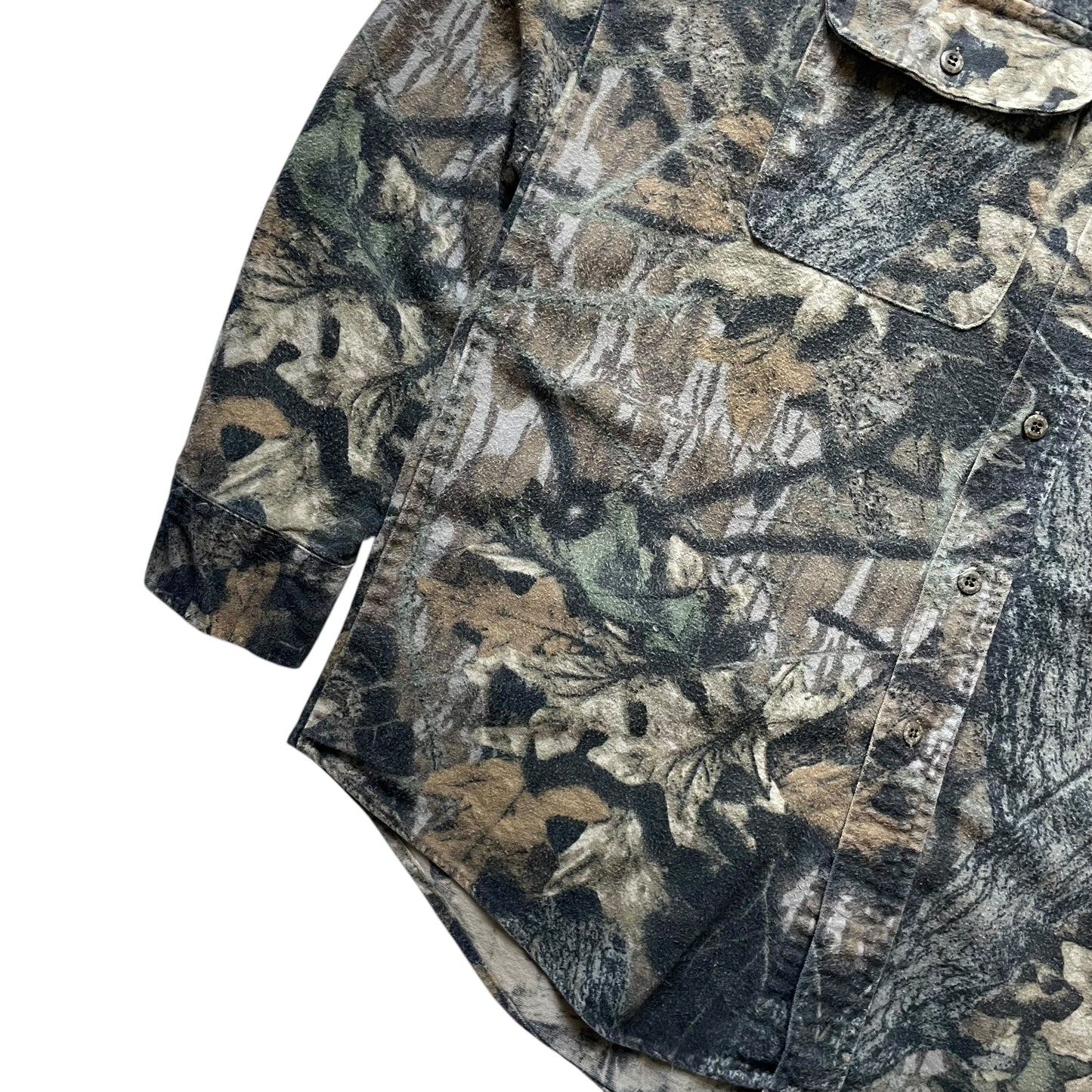 【USED】MOSSYOAK Realtree Camo Shirt "Made in USA"