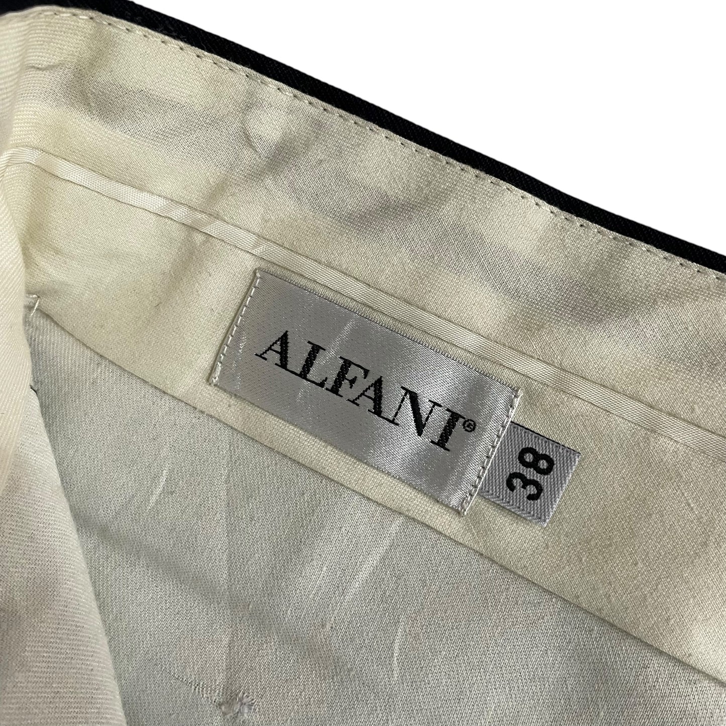【USED】ALFANI 2tuck Wool Slacks