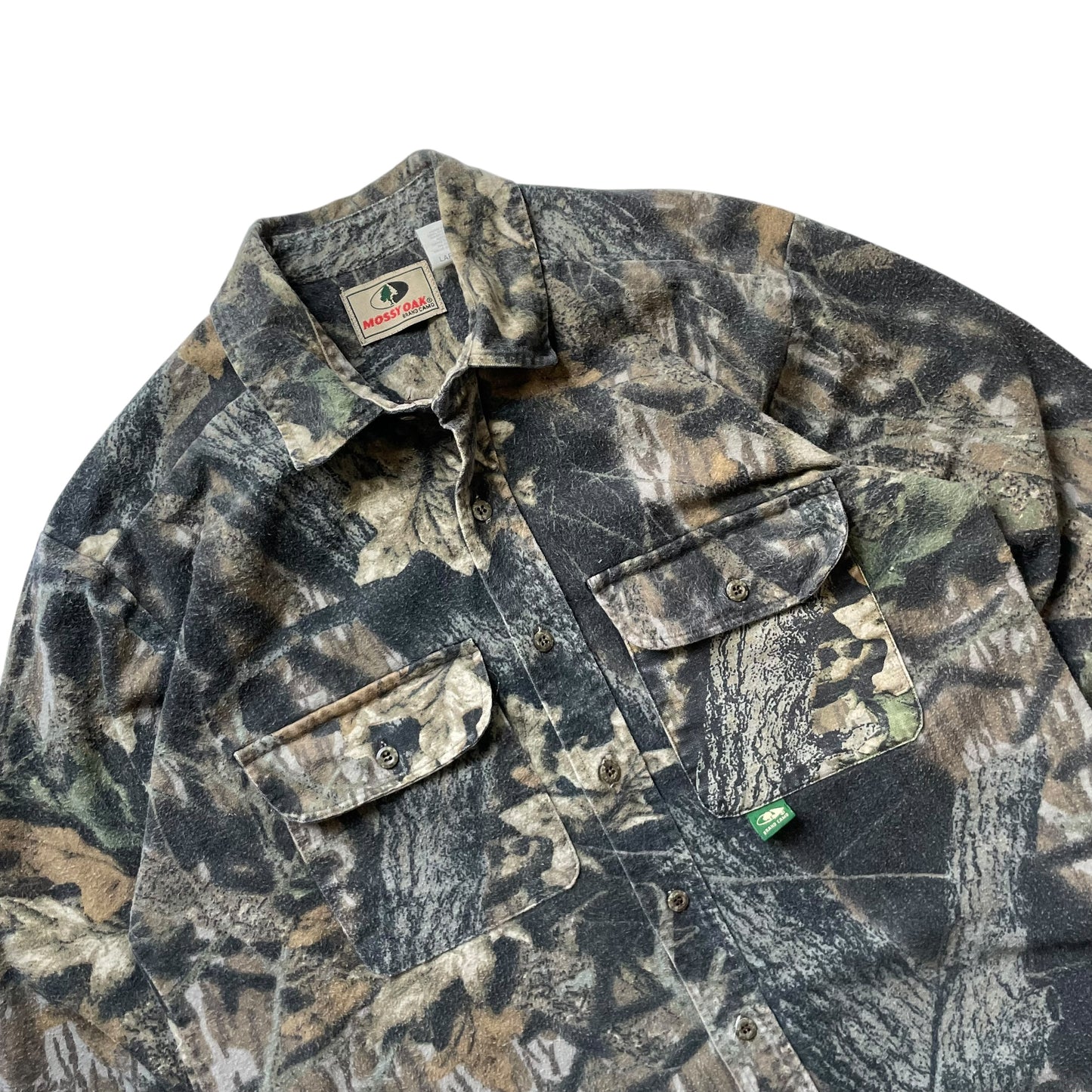 【USED】MOSSYOAK Realtree Camo Shirt "Made in USA"