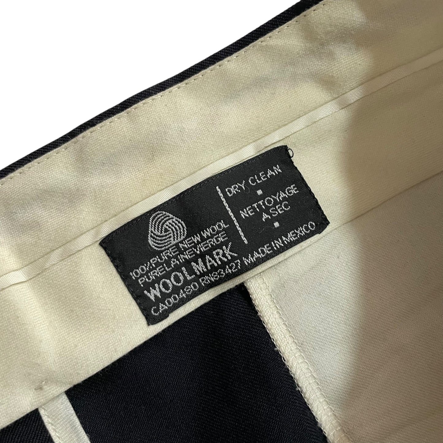 【USED】ALFANI 2tuck Wool Slacks