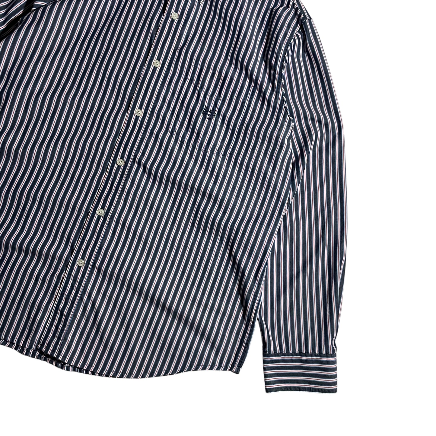 【USED】Chaps L/SL Stiripe BD Shirt