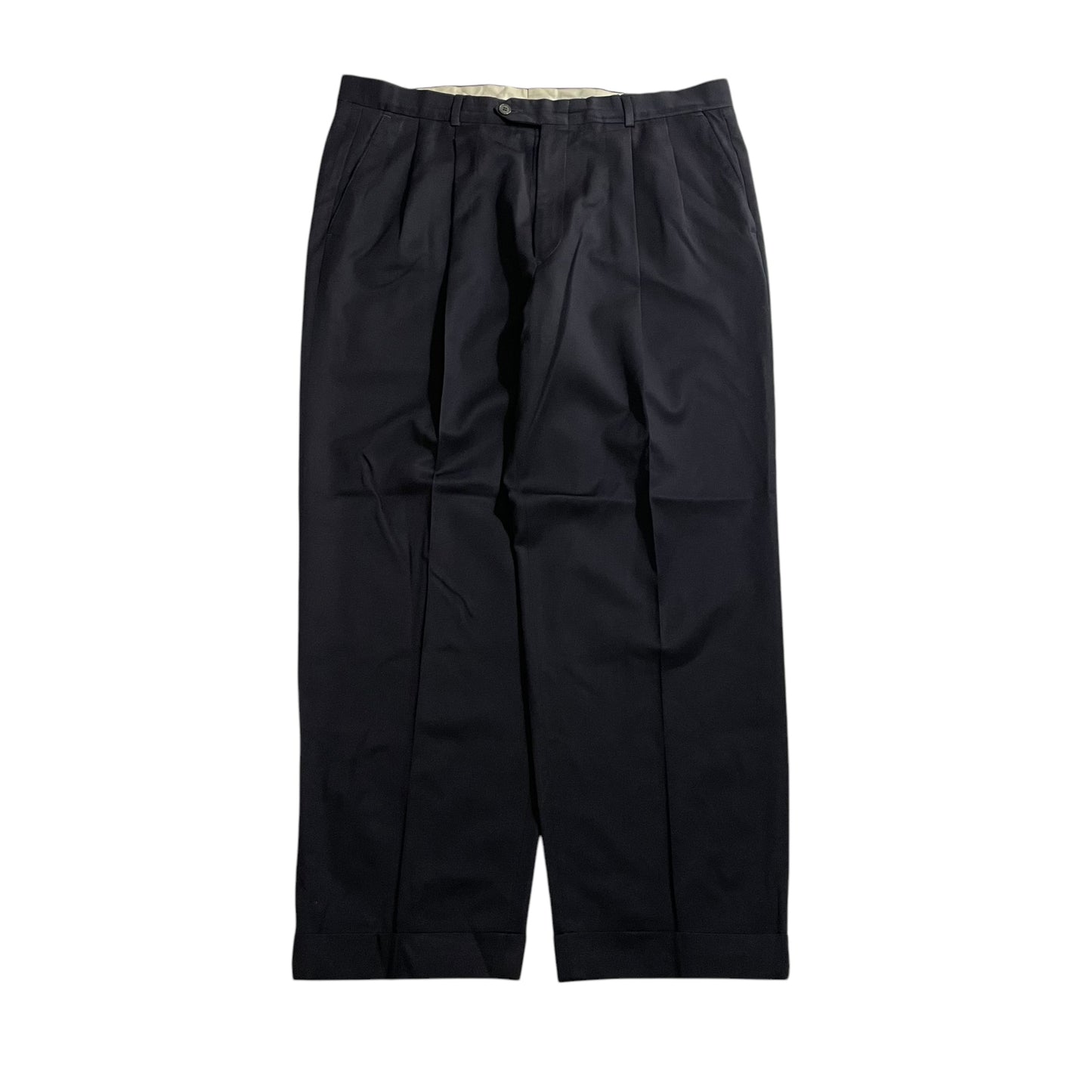 【USED】ALFANI 2tuck Wool Slacks