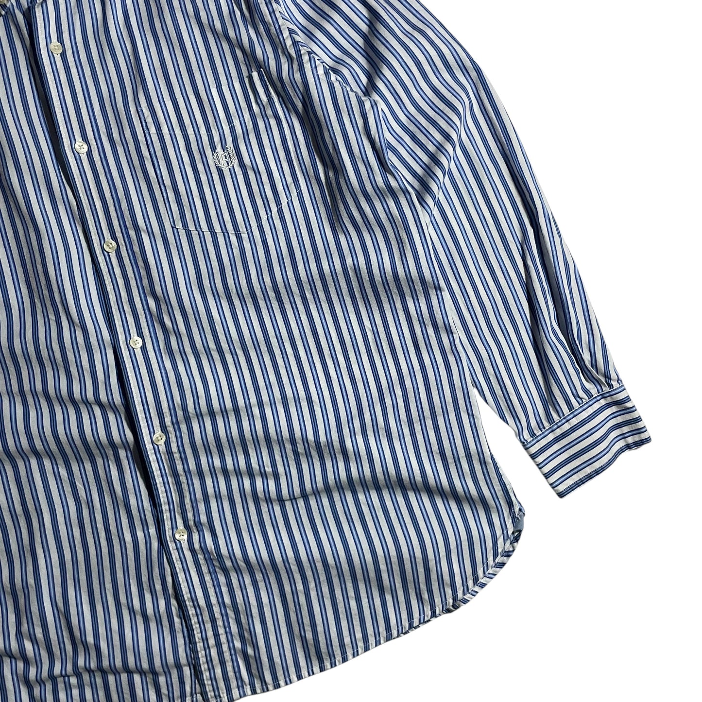 【USED】Chaps L/SL Stripe BD Shirt