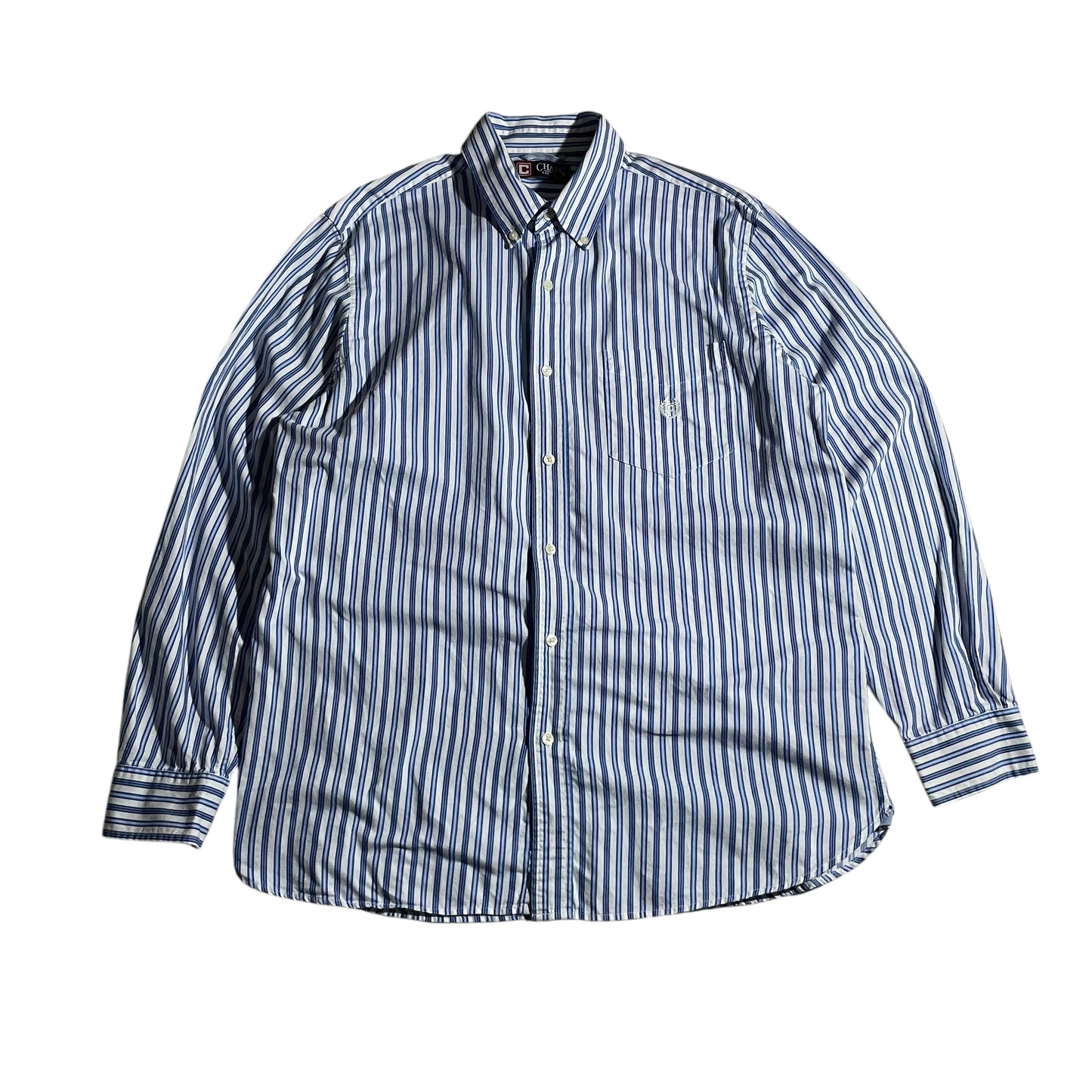 【USED】Chaps L/SL Stripe BD Shirt