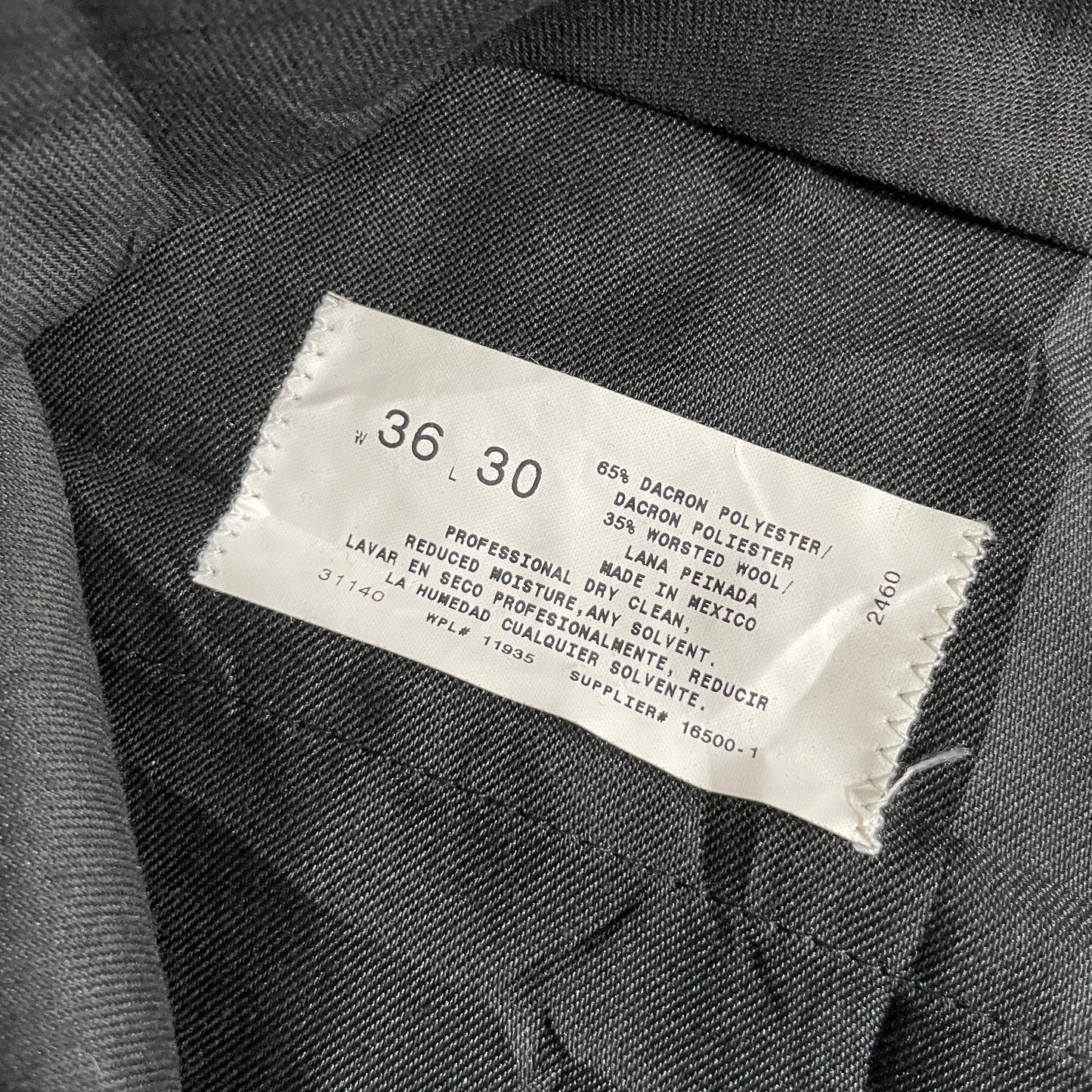 【USED】 City Streets 3 Tack Wool Slacks