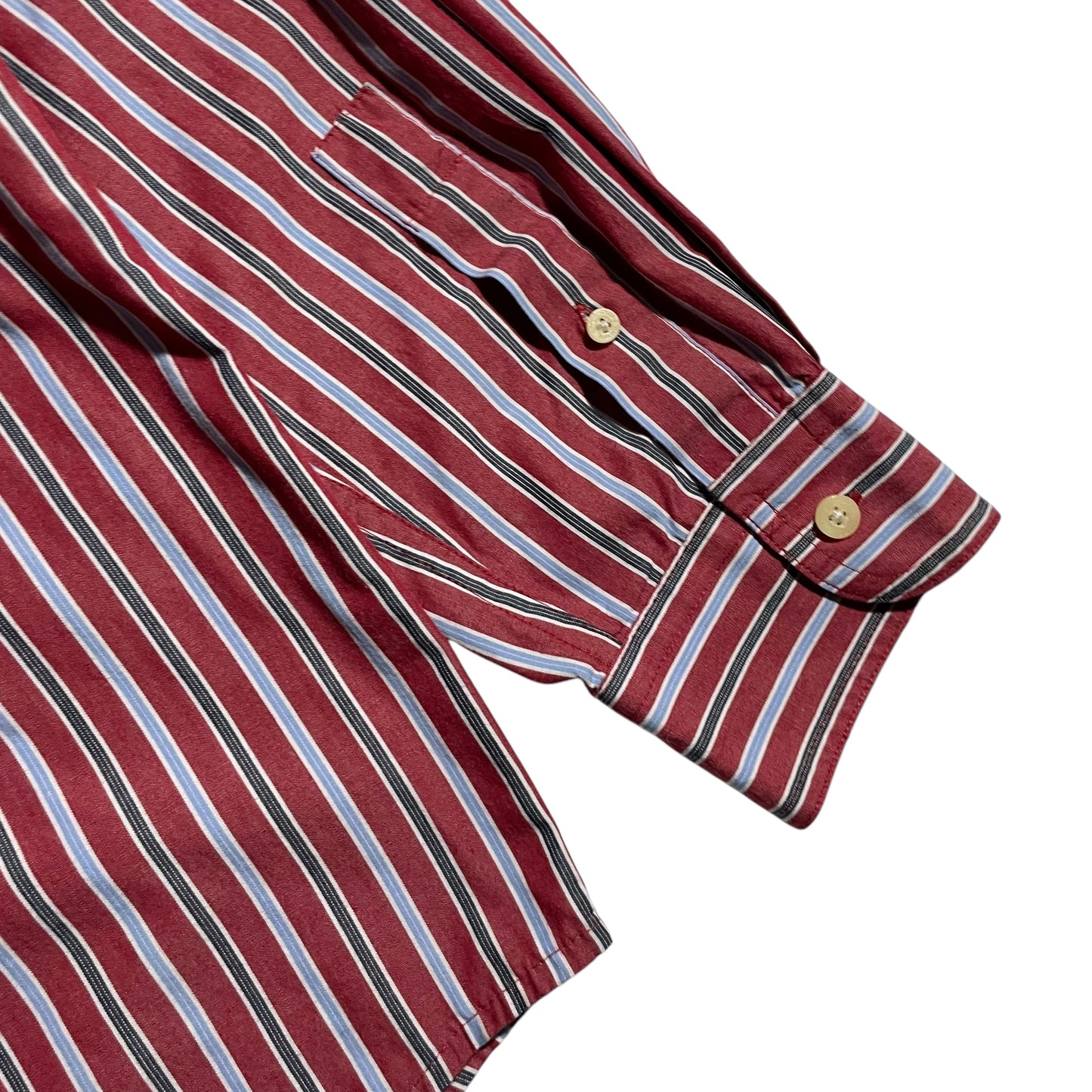 【USED】Chaps L/SL Stripe BD Shirt