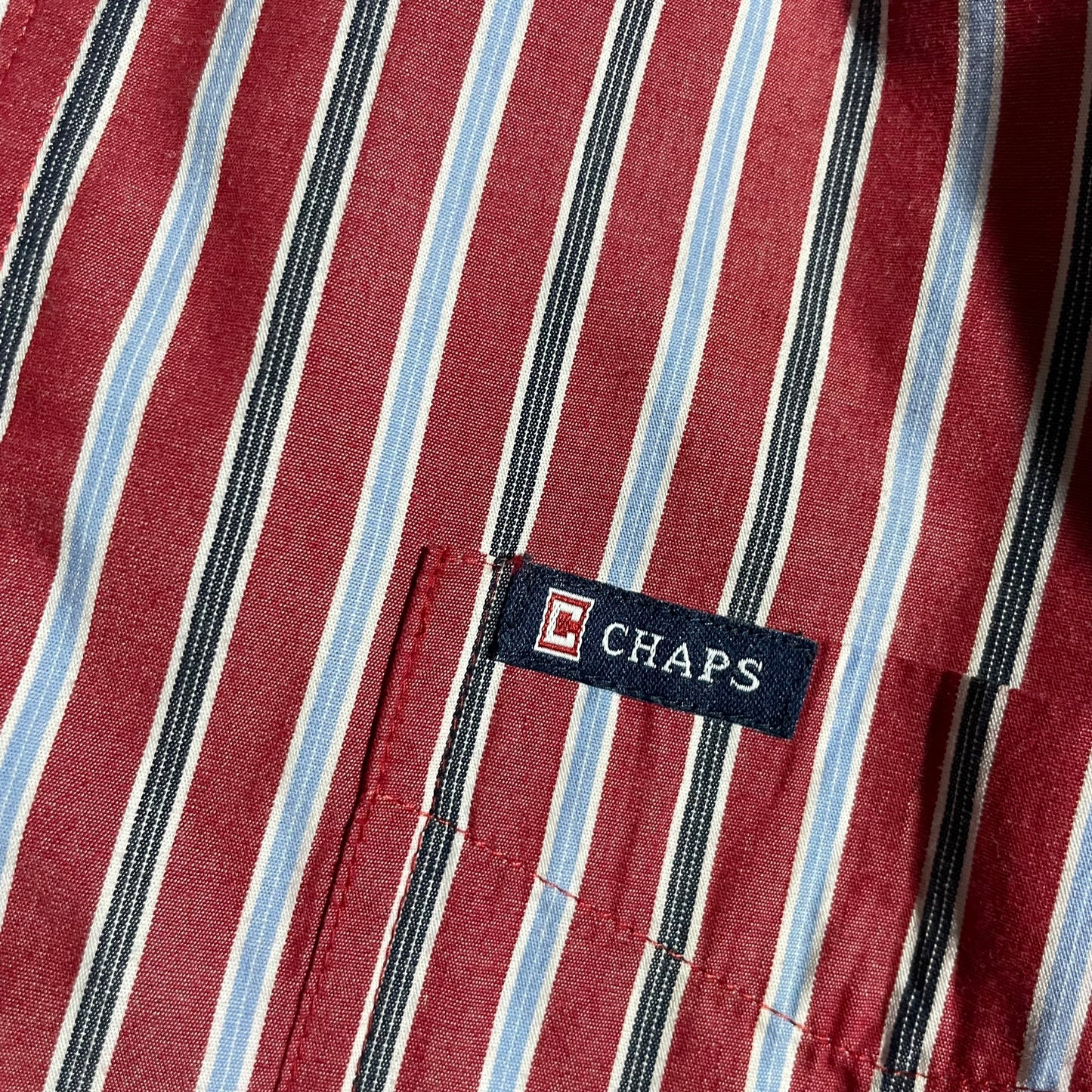 【USED】Chaps L/SL Stripe BD Shirt