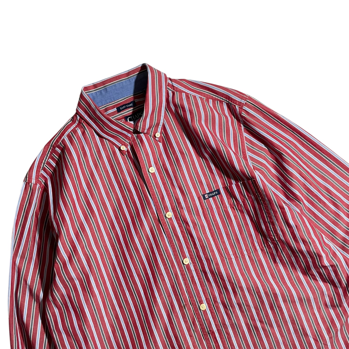 【USED】Chaps L/SL Stripe BD Shirt