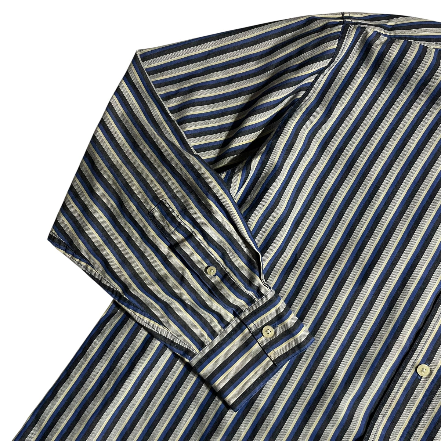 【USED】Chaps L/SL Stripe BD Shirt