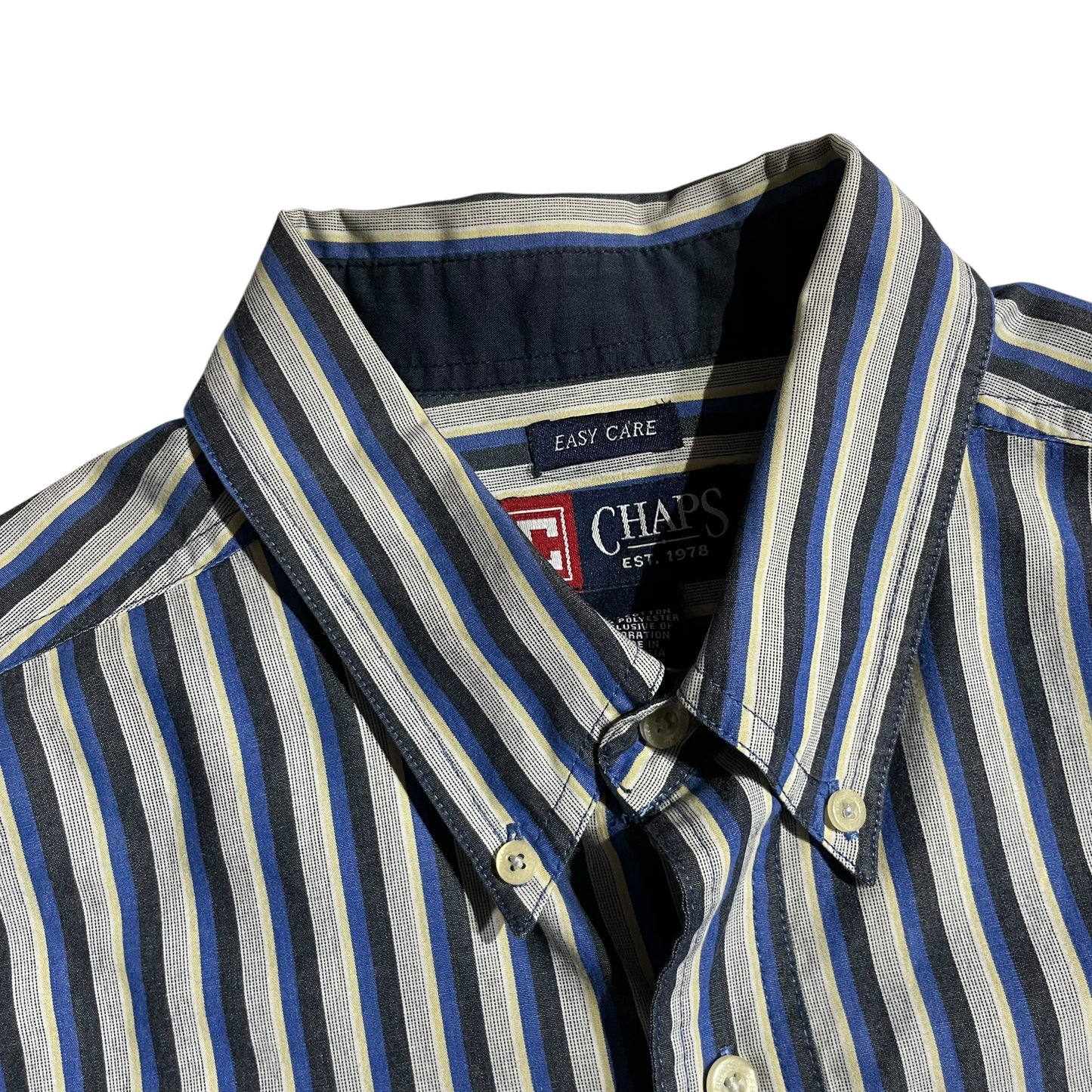 【USED】Chaps L/SL Stripe BD Shirt