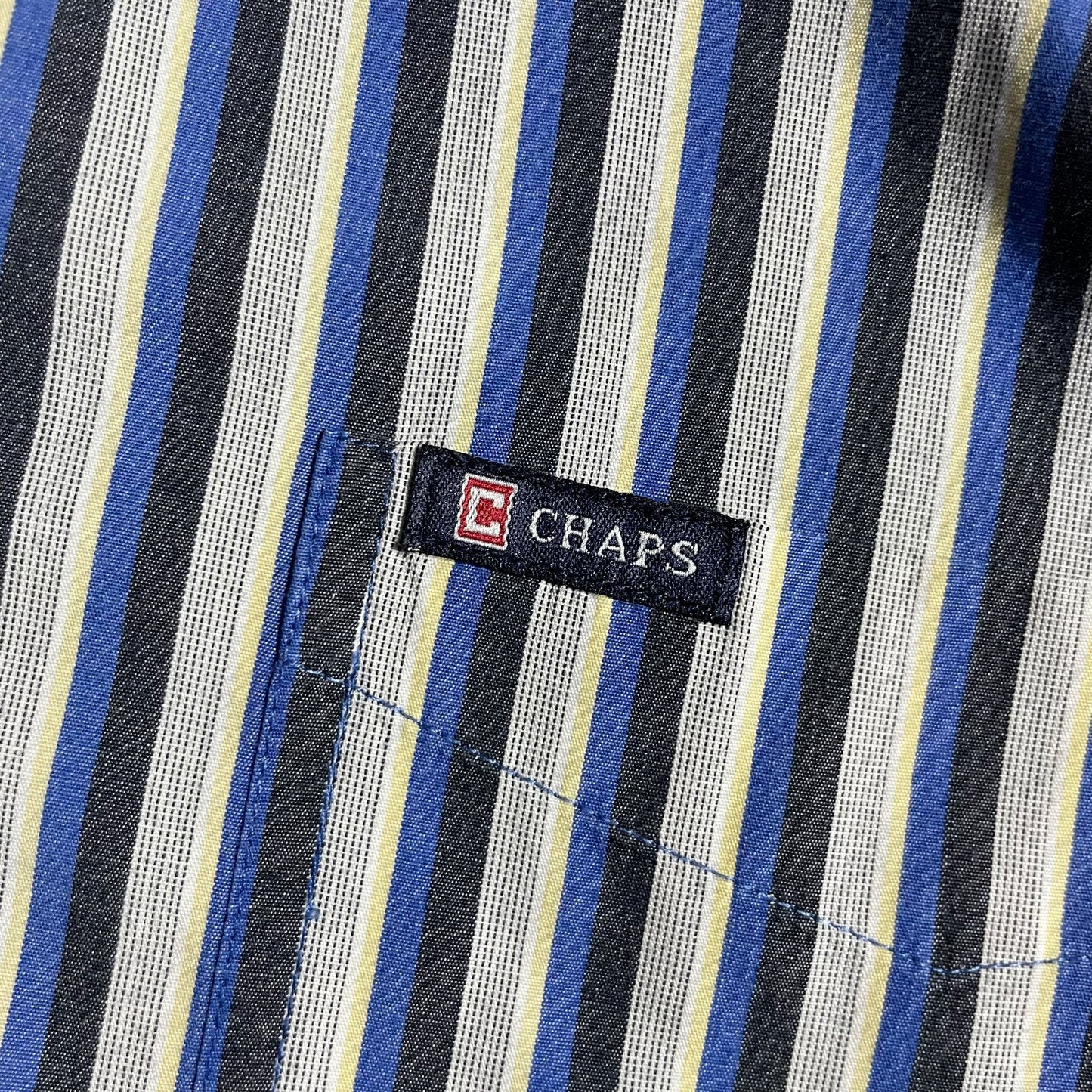 【USED】Chaps L/SL Stripe BD Shirt