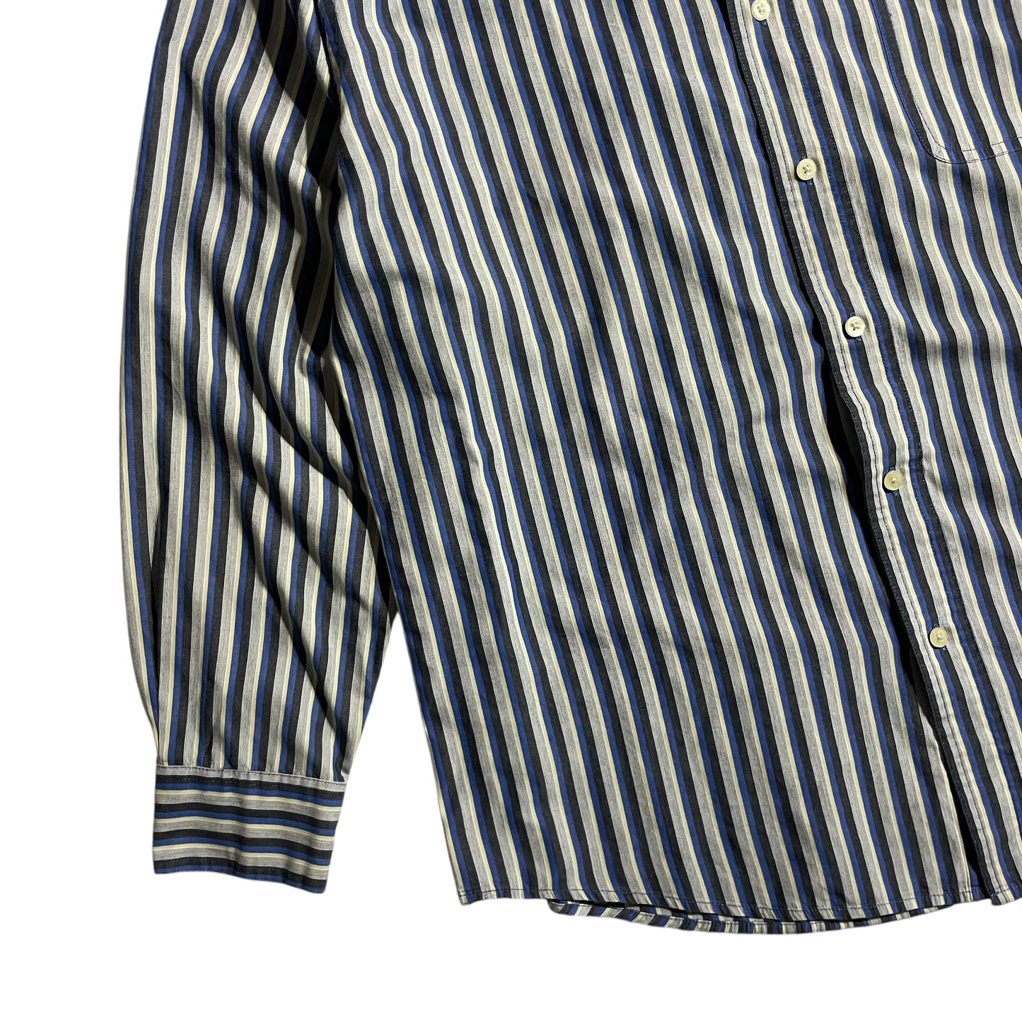 【USED】Chaps L/SL Stripe BD Shirt