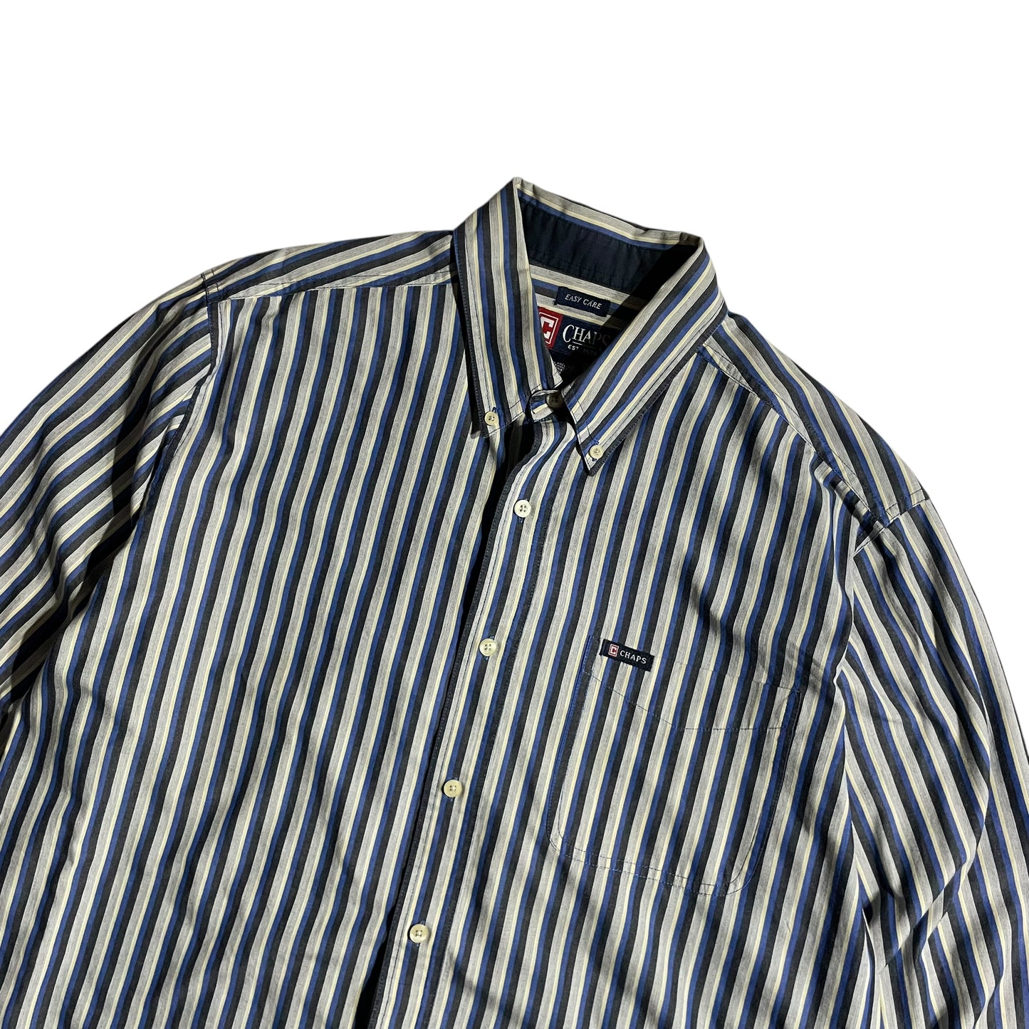 【USED】Chaps L/SL Stripe BD Shirt