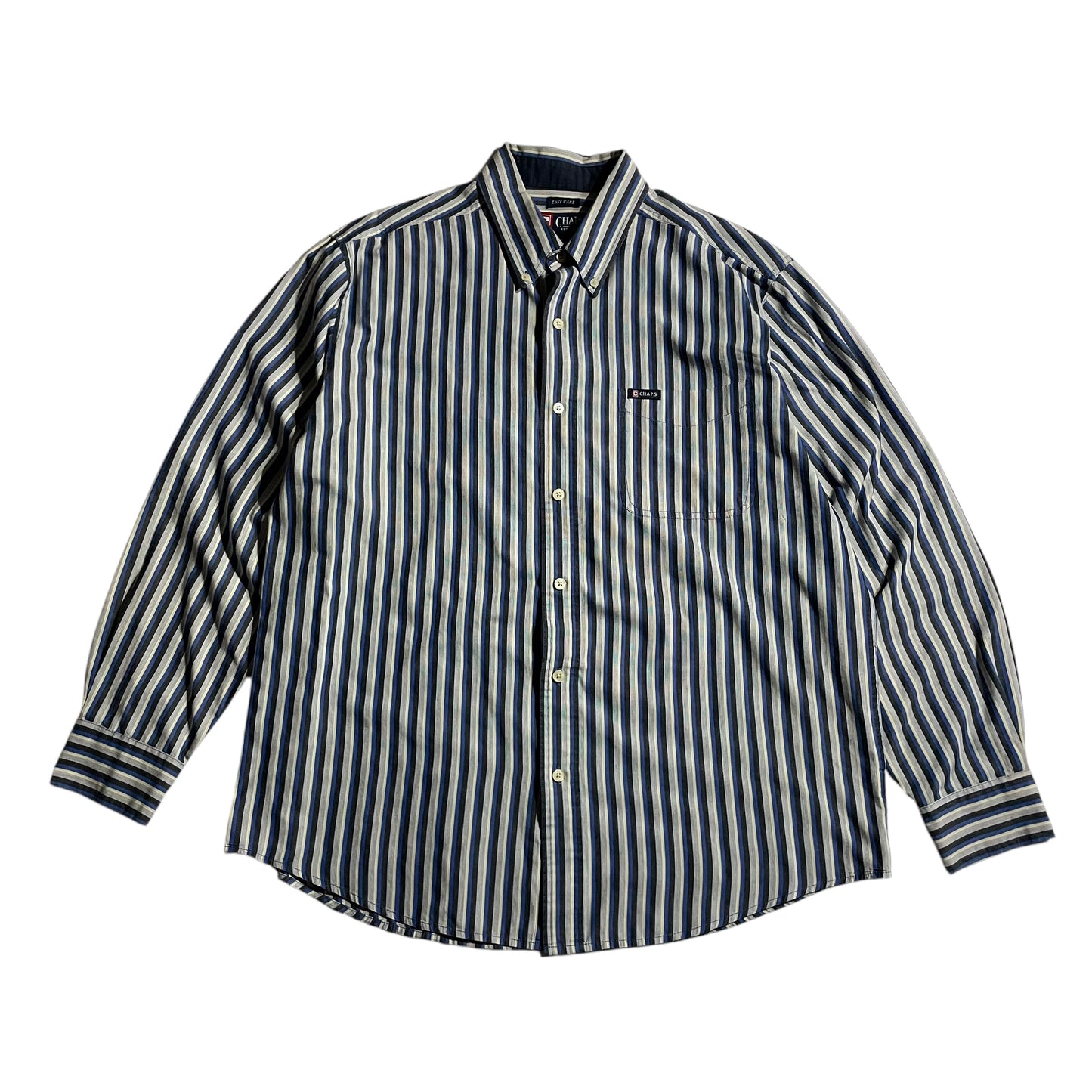 【USED】Chaps L/SL Stripe BD Shirt